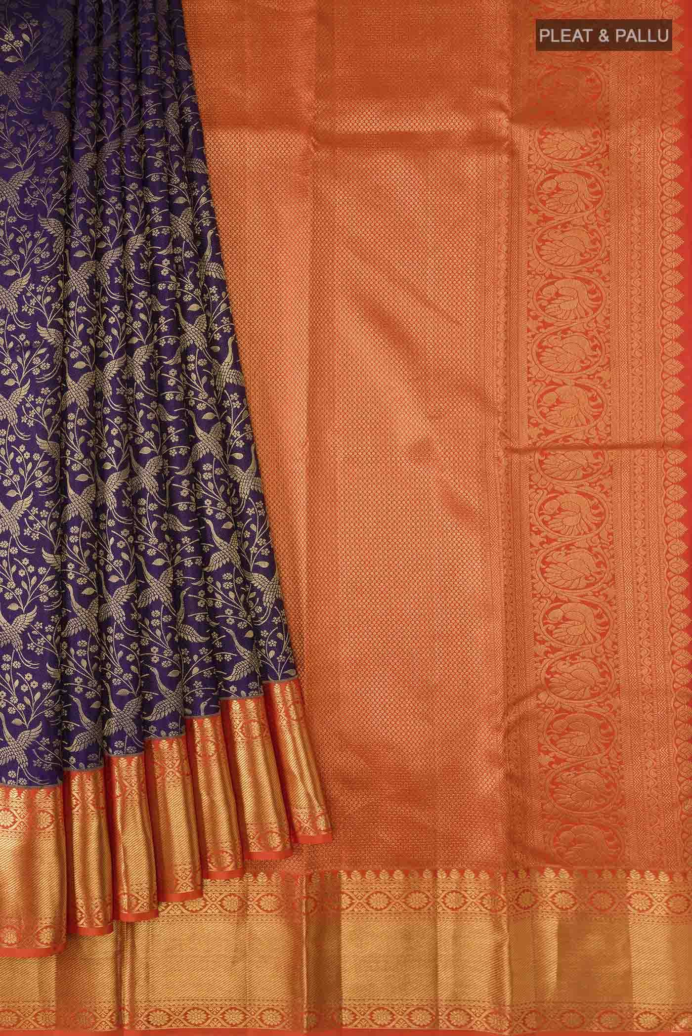 pleats pallu