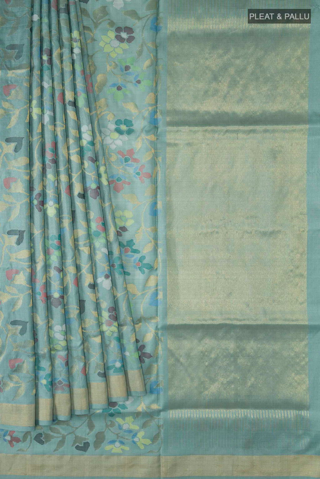 pleats pallu