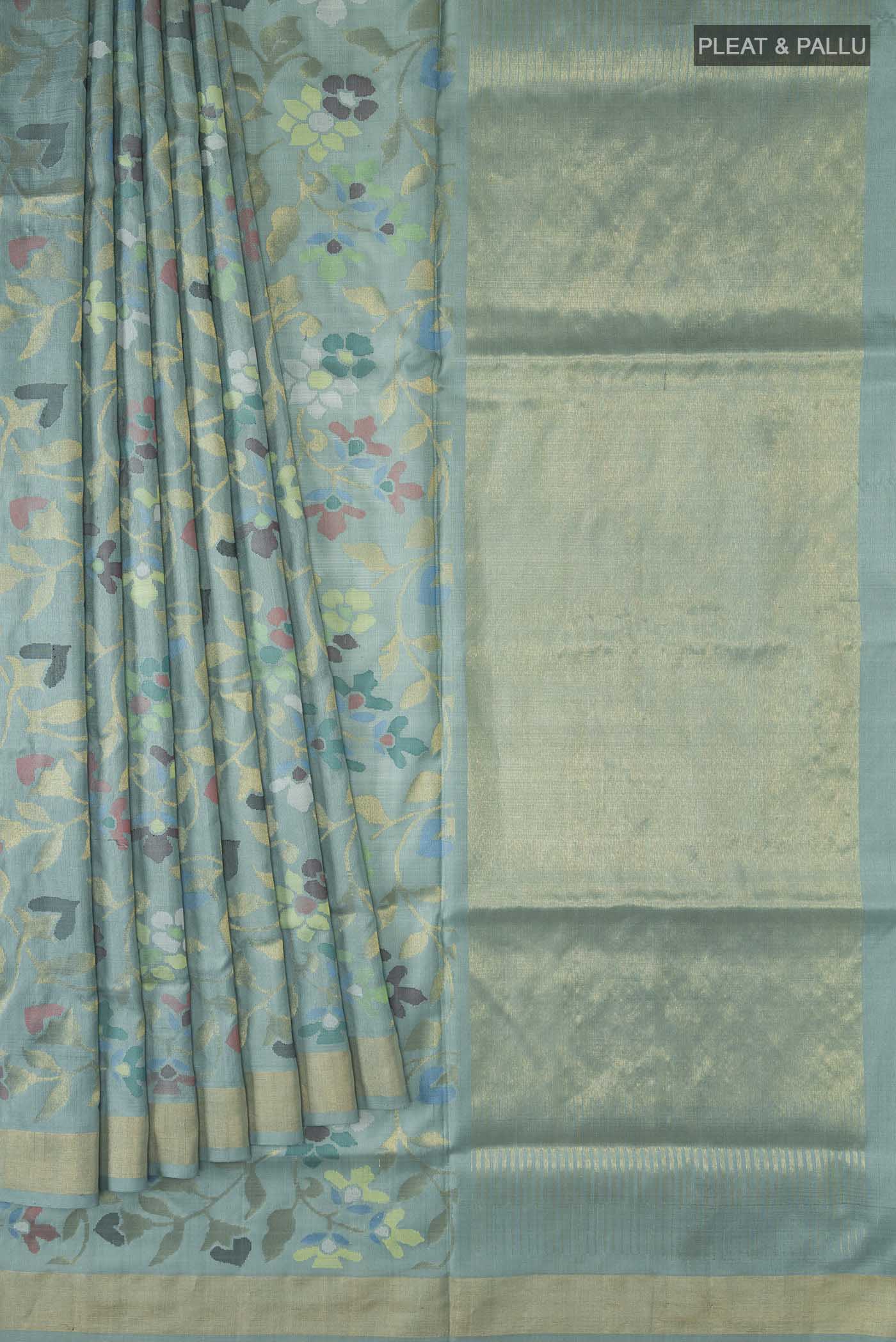pleats pallu