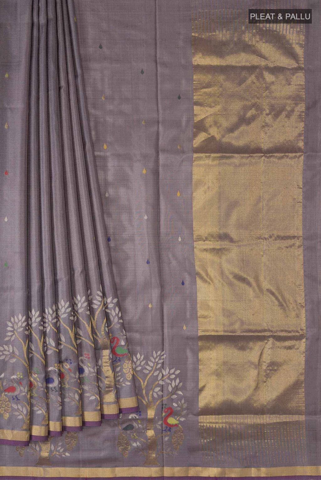 pleats pallu