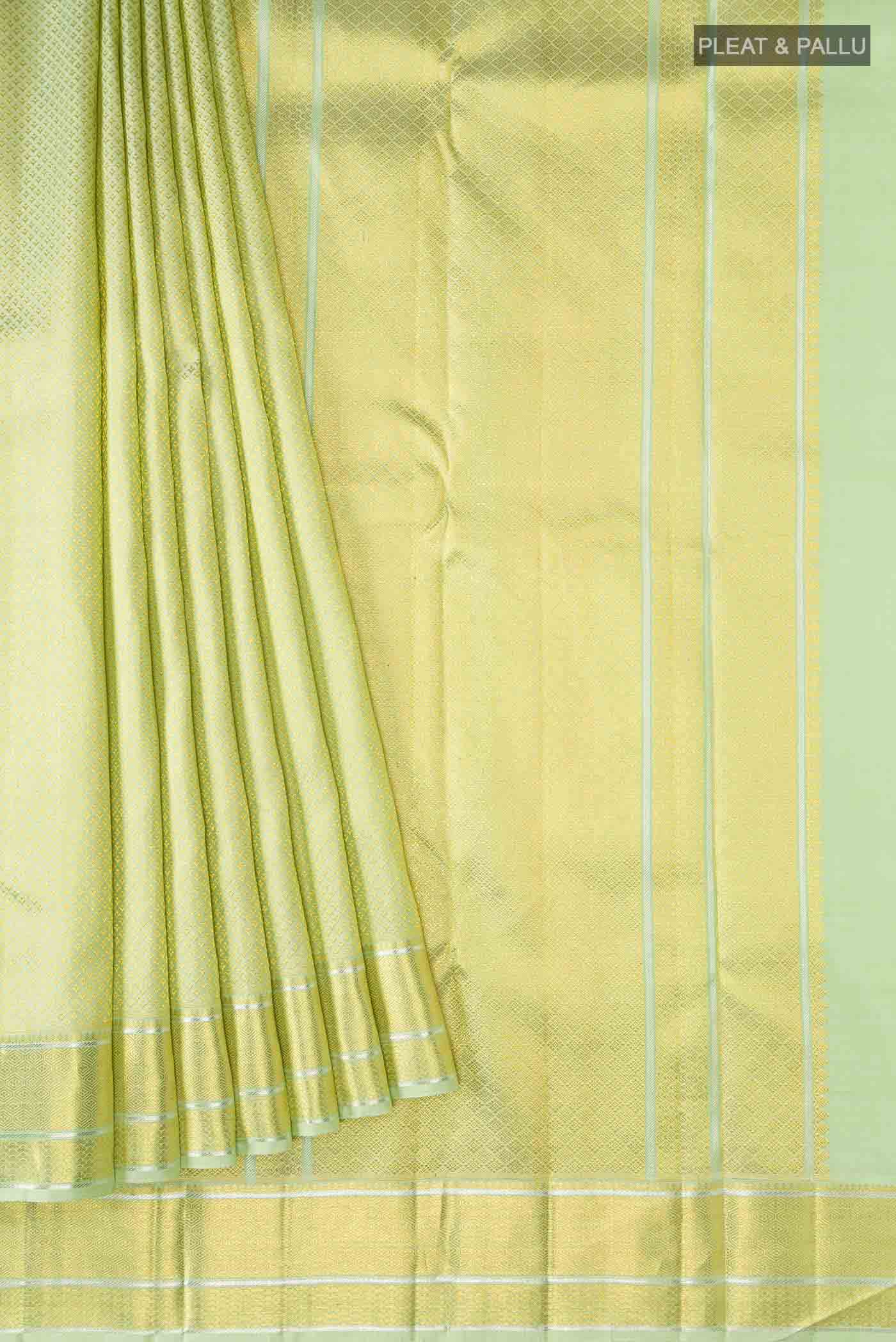 pleats pallu