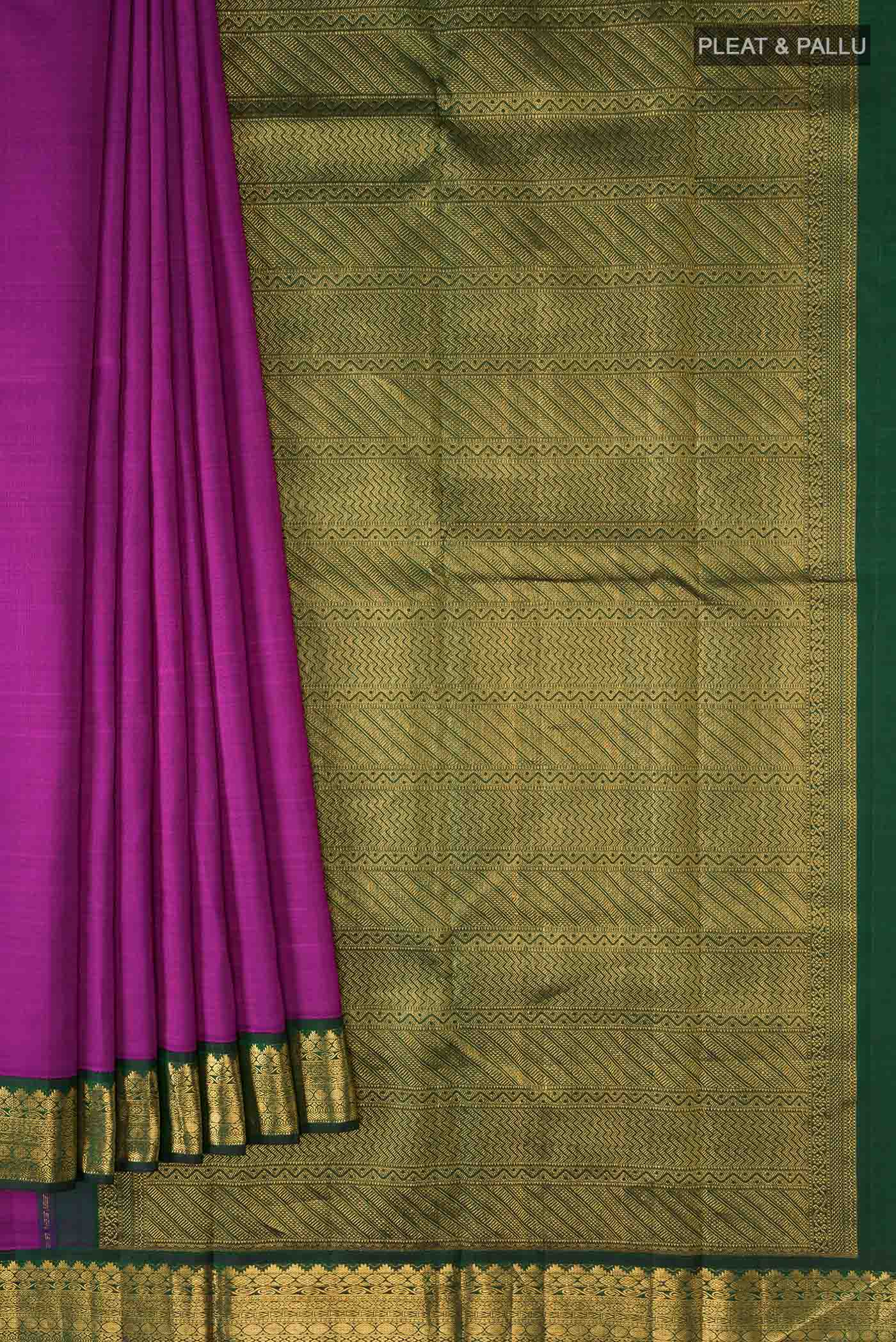 pleats pallu