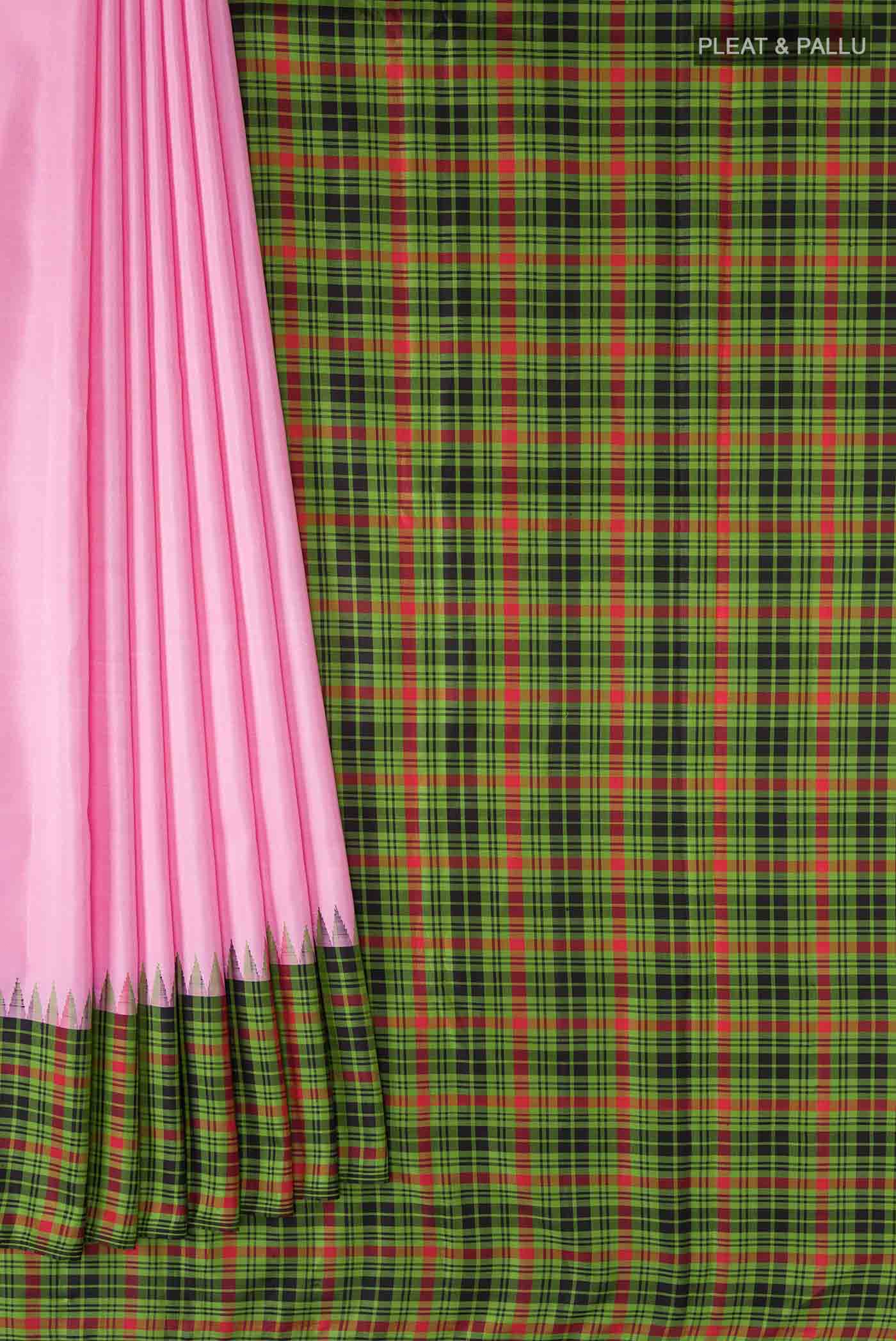 pleats pallu