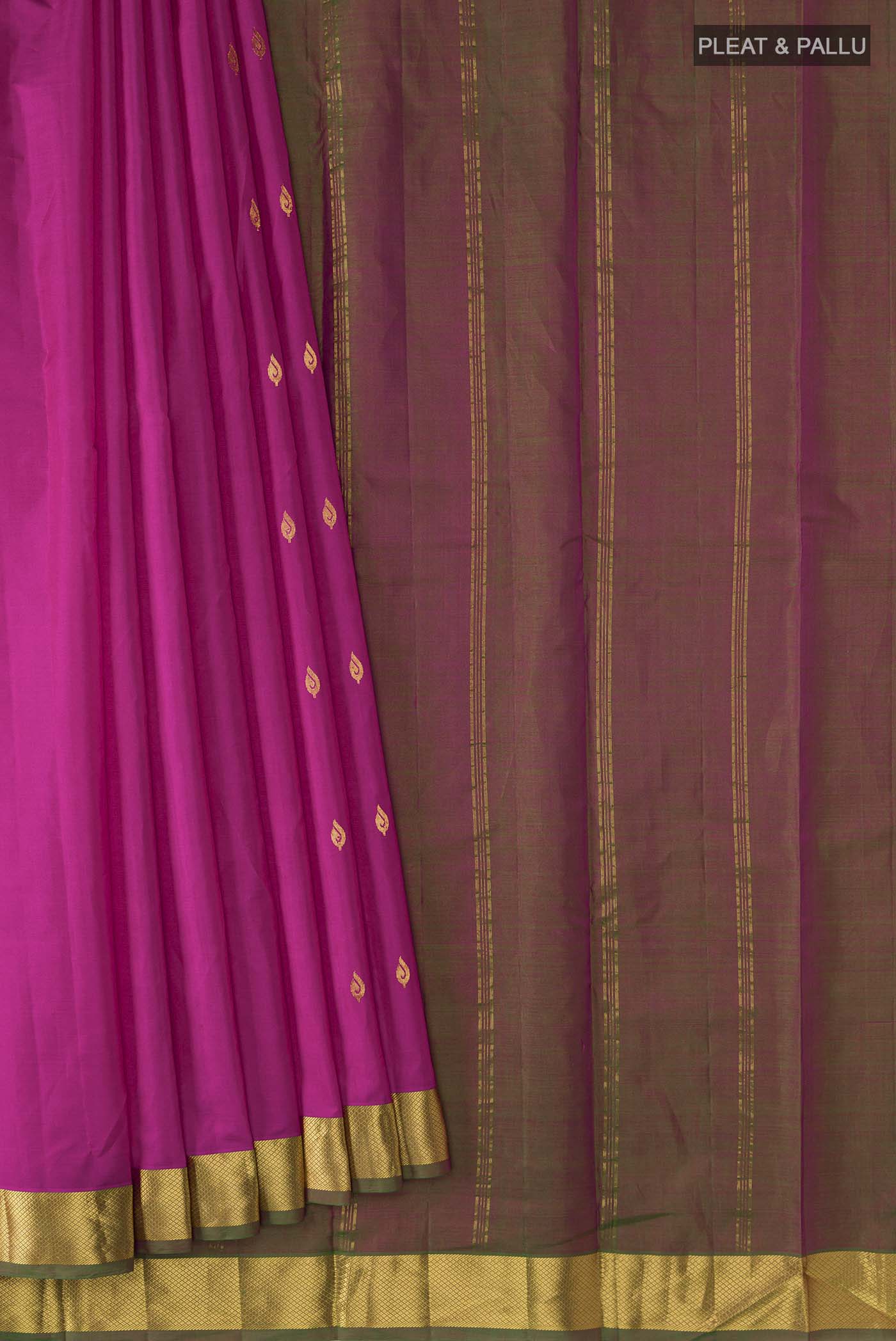 pleats pallu
