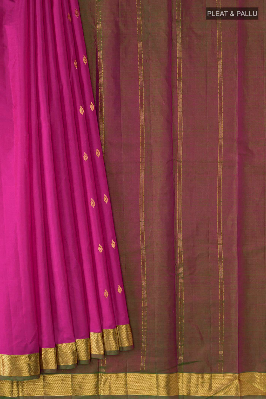 pleats pallu