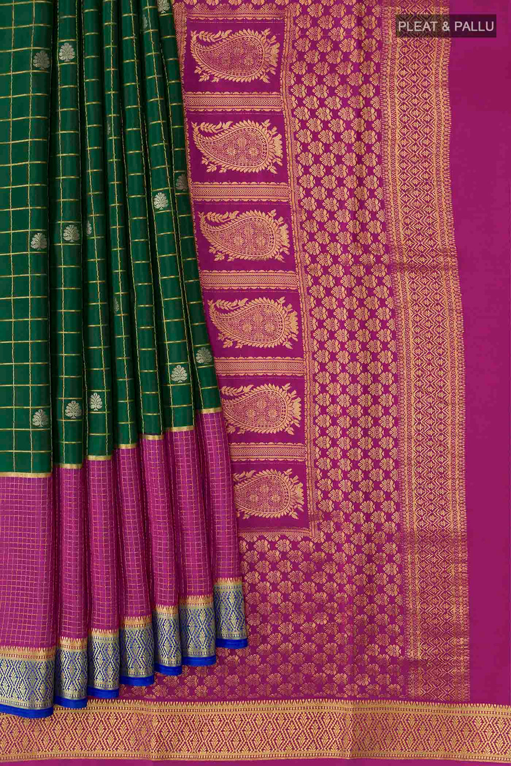 pleats pallu