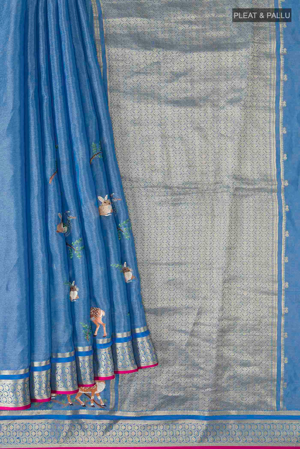 pleats pallu
