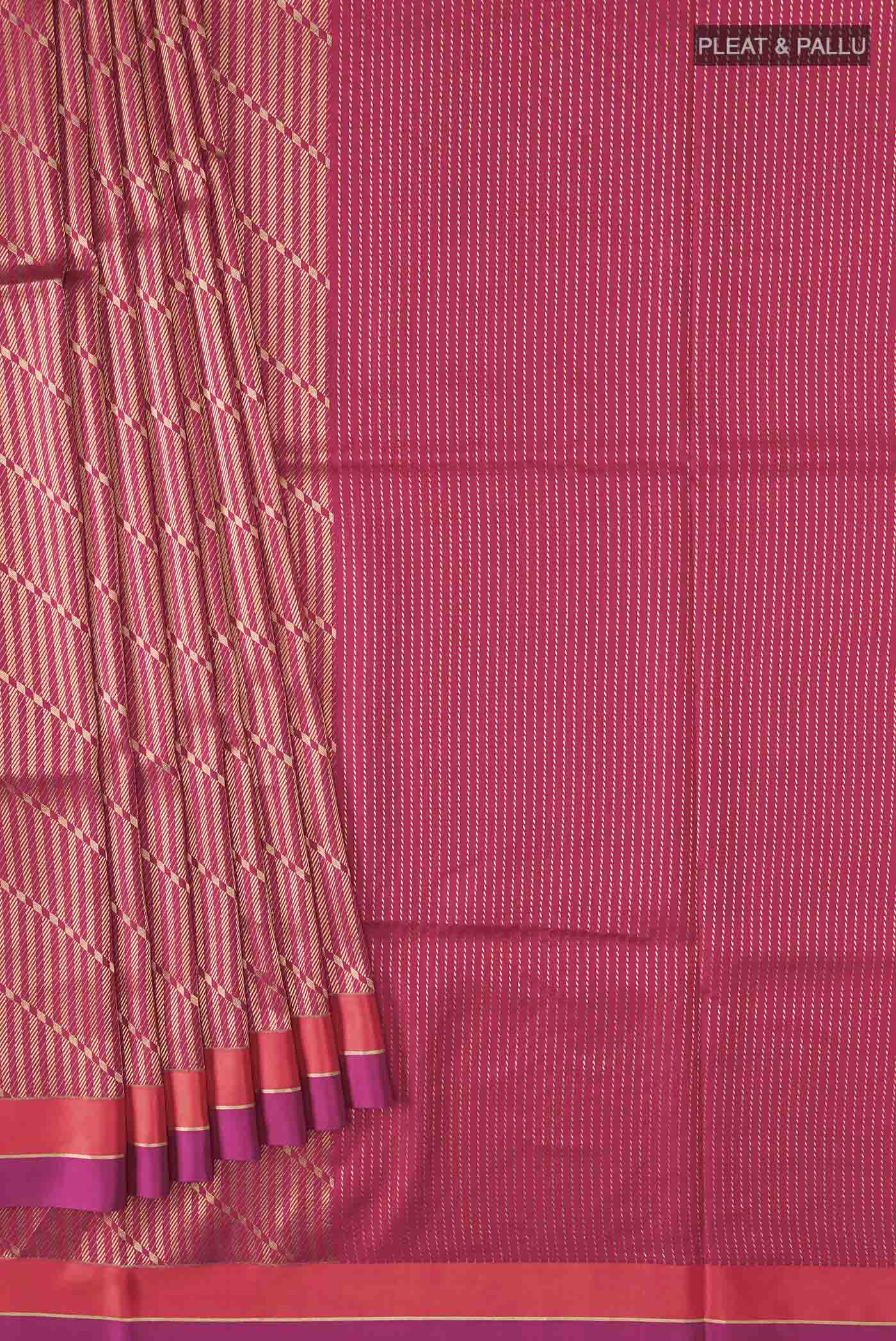 pleats pallu