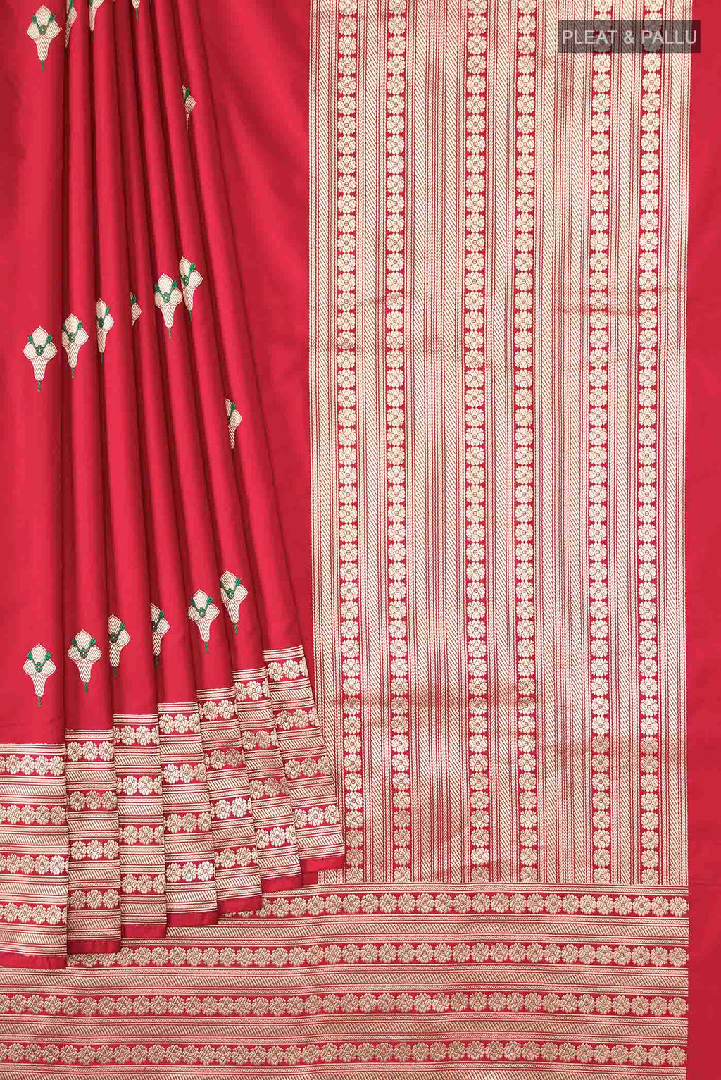 pleats pallu
