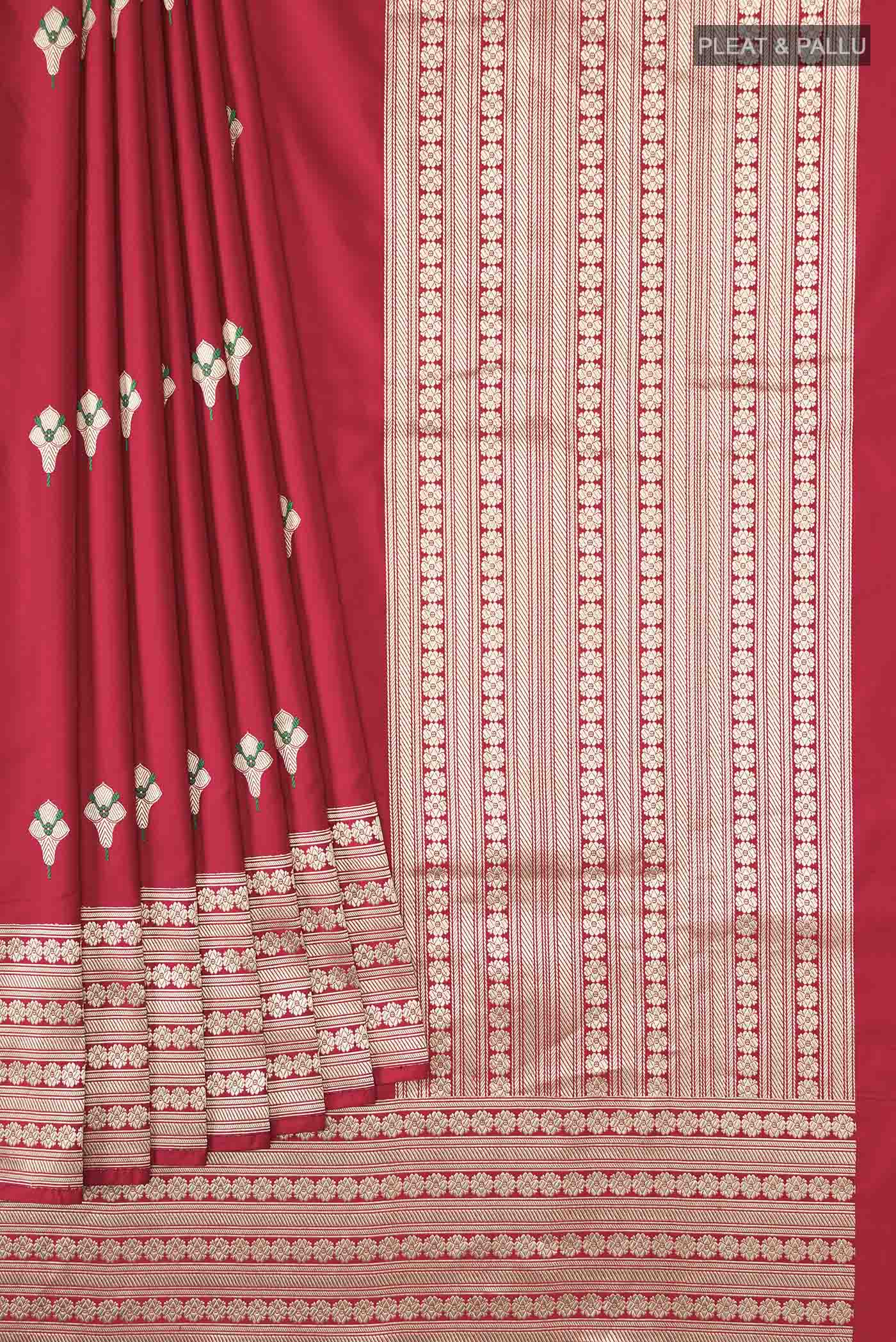 pleats pallu