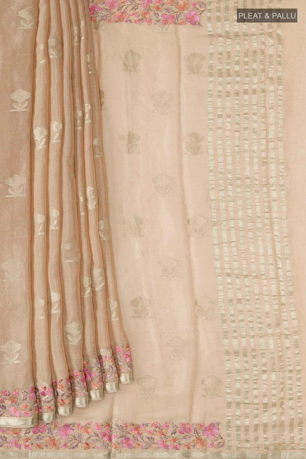 pleats pallu