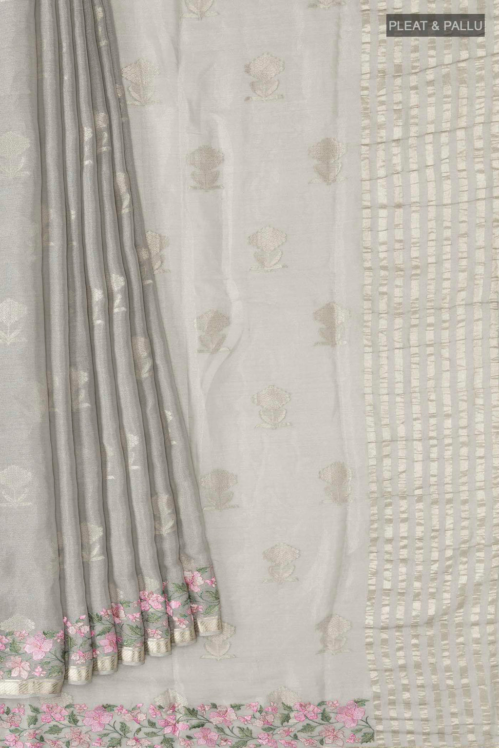 pleats pallu