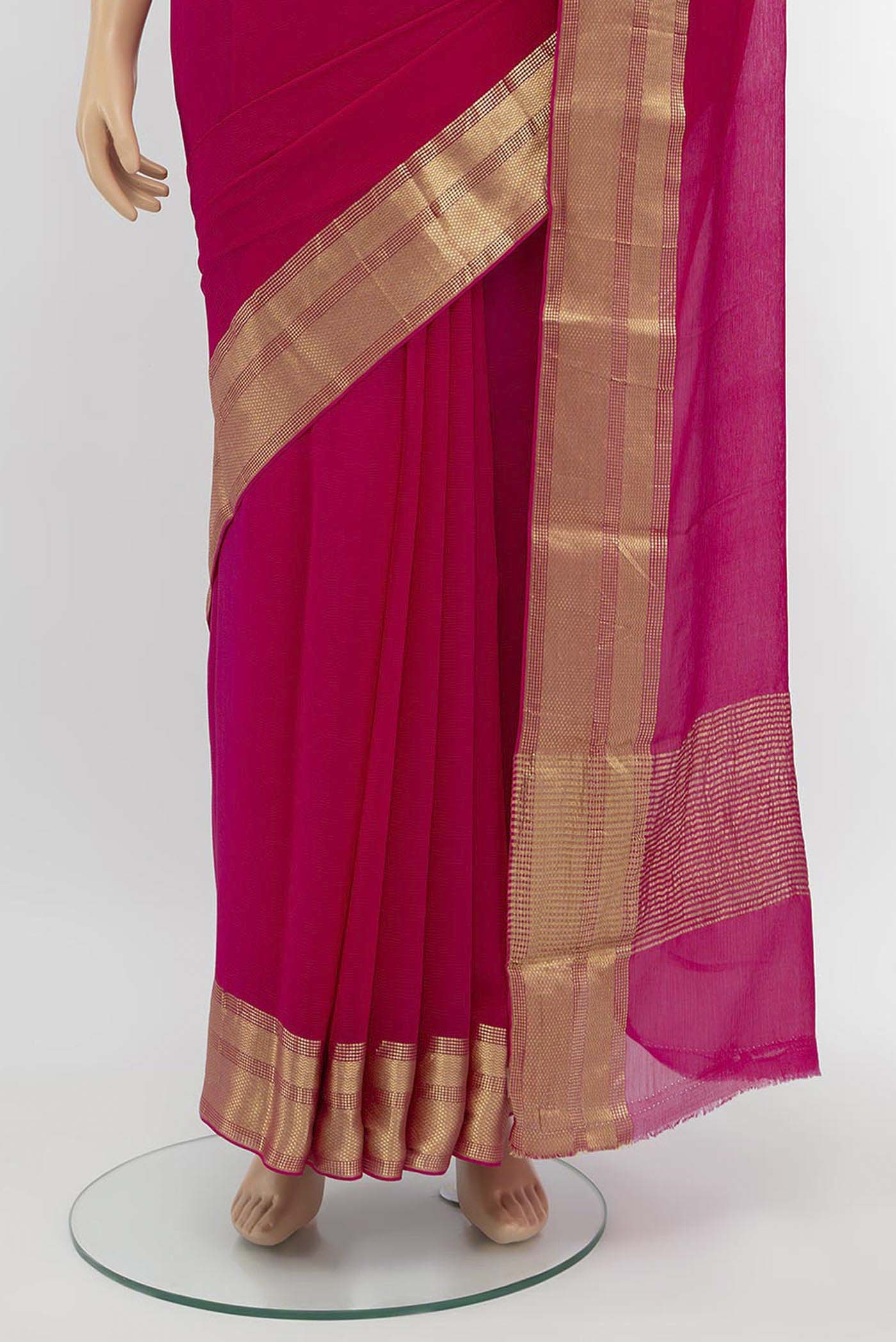 pleats pallu