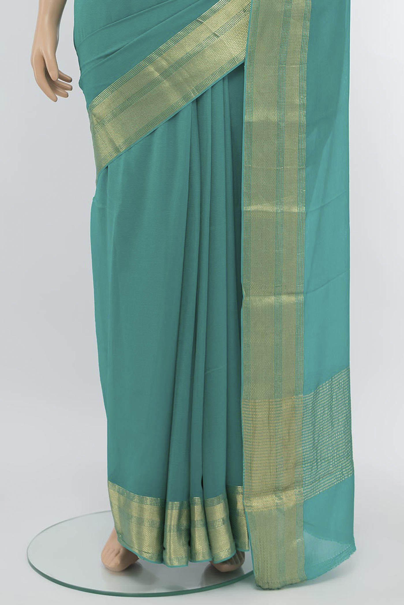 pleats pallu
