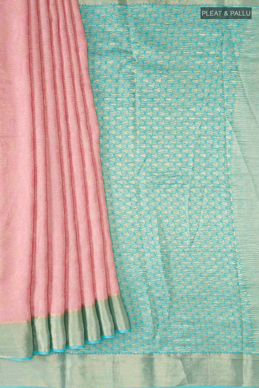 pleats pallu