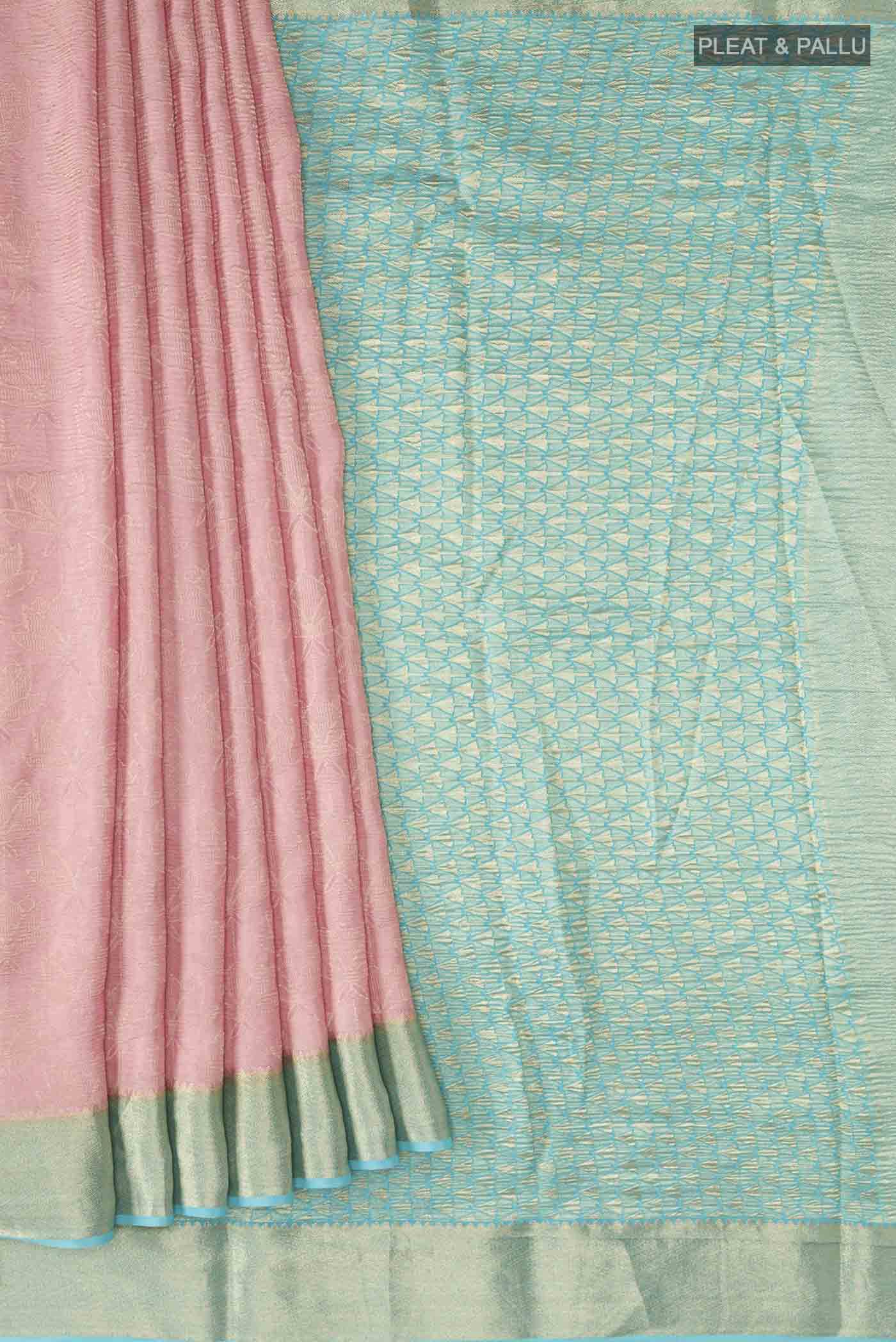 pleats pallu