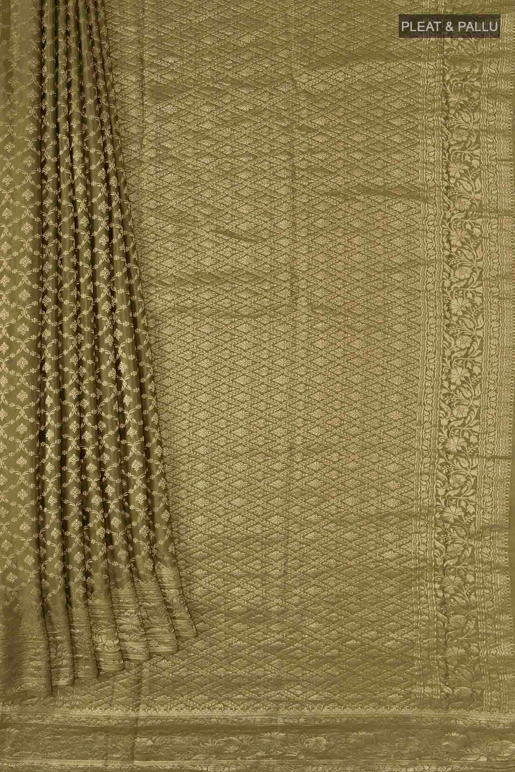 pleats pallu
