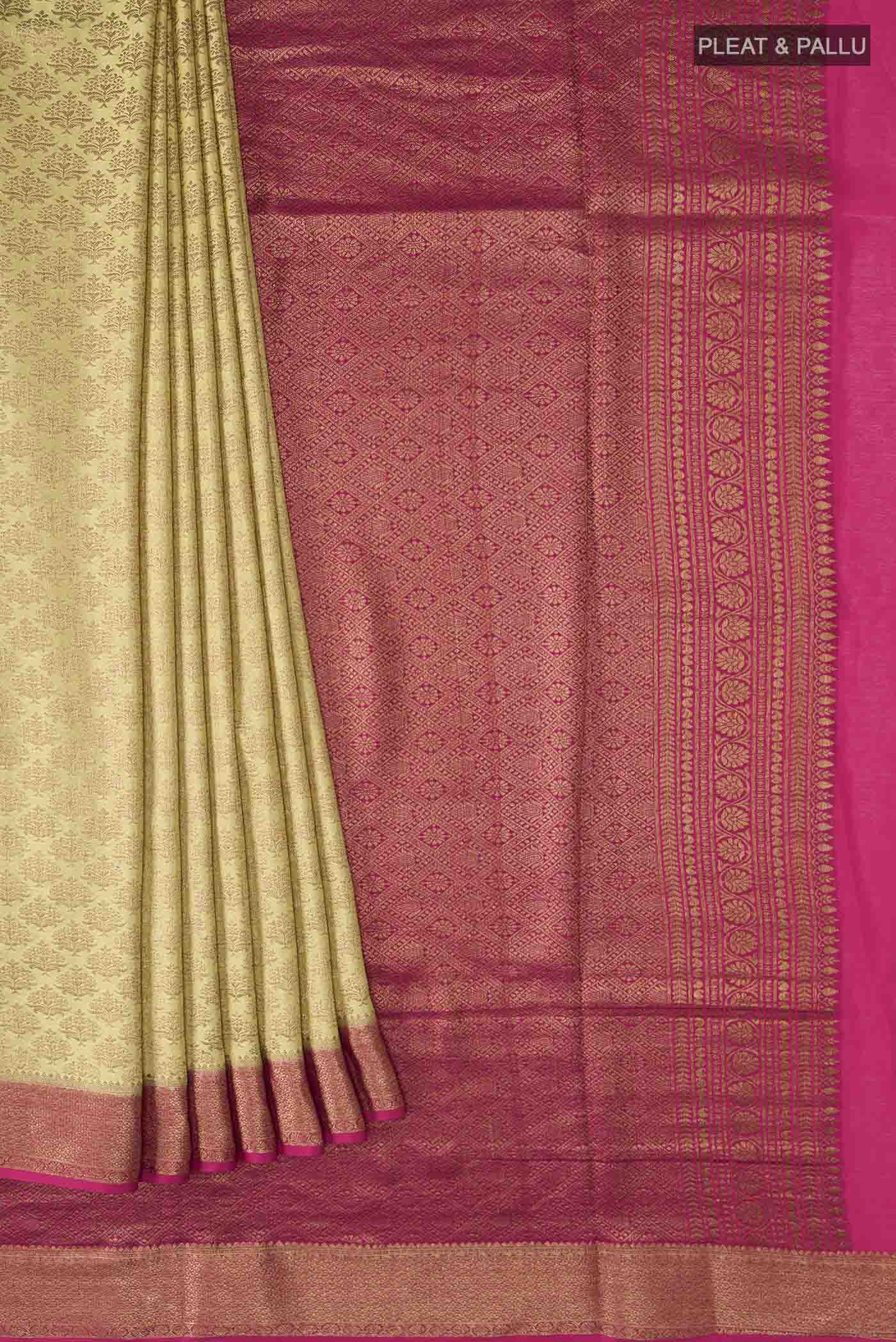 pleats pallu