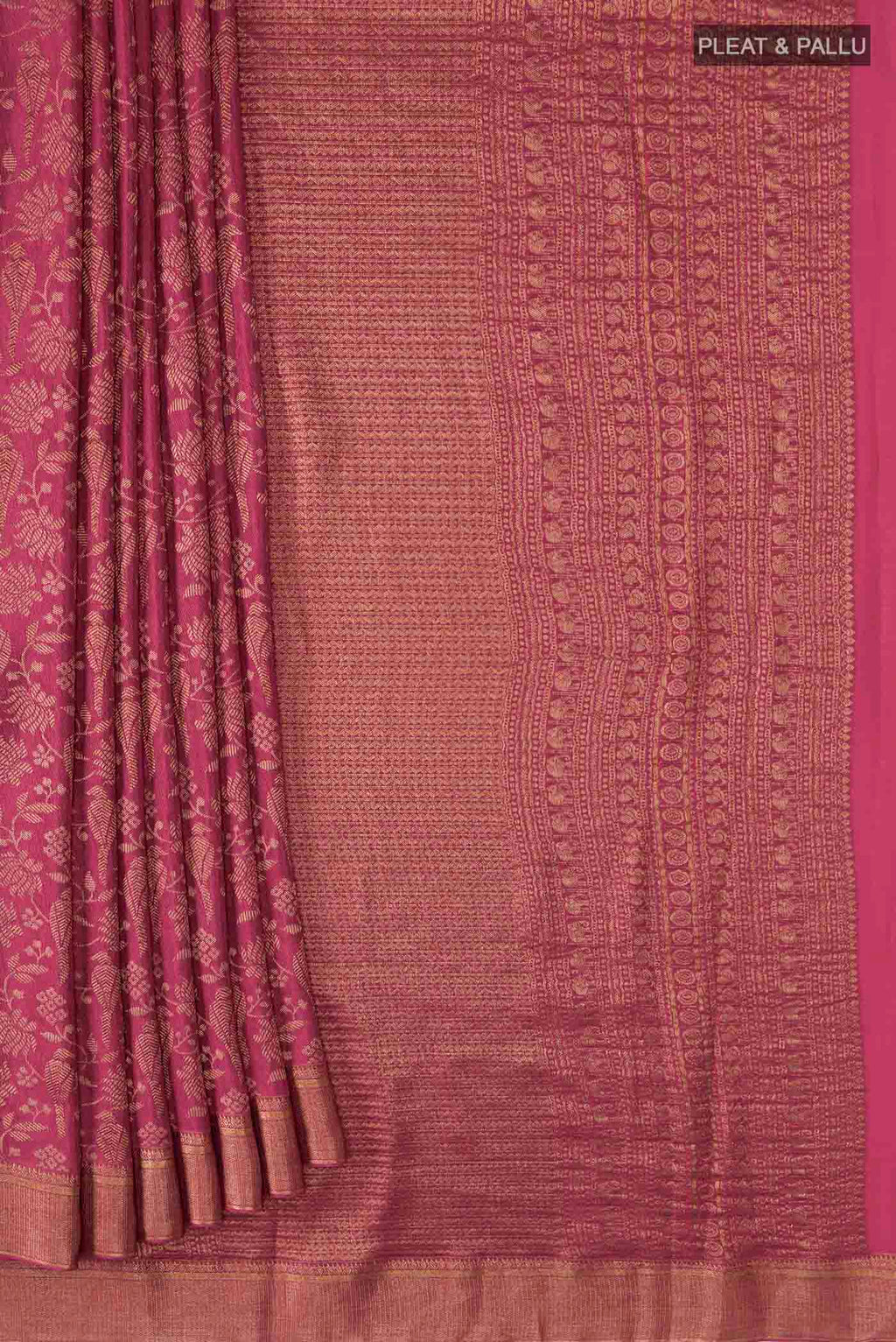 pleats pallu
