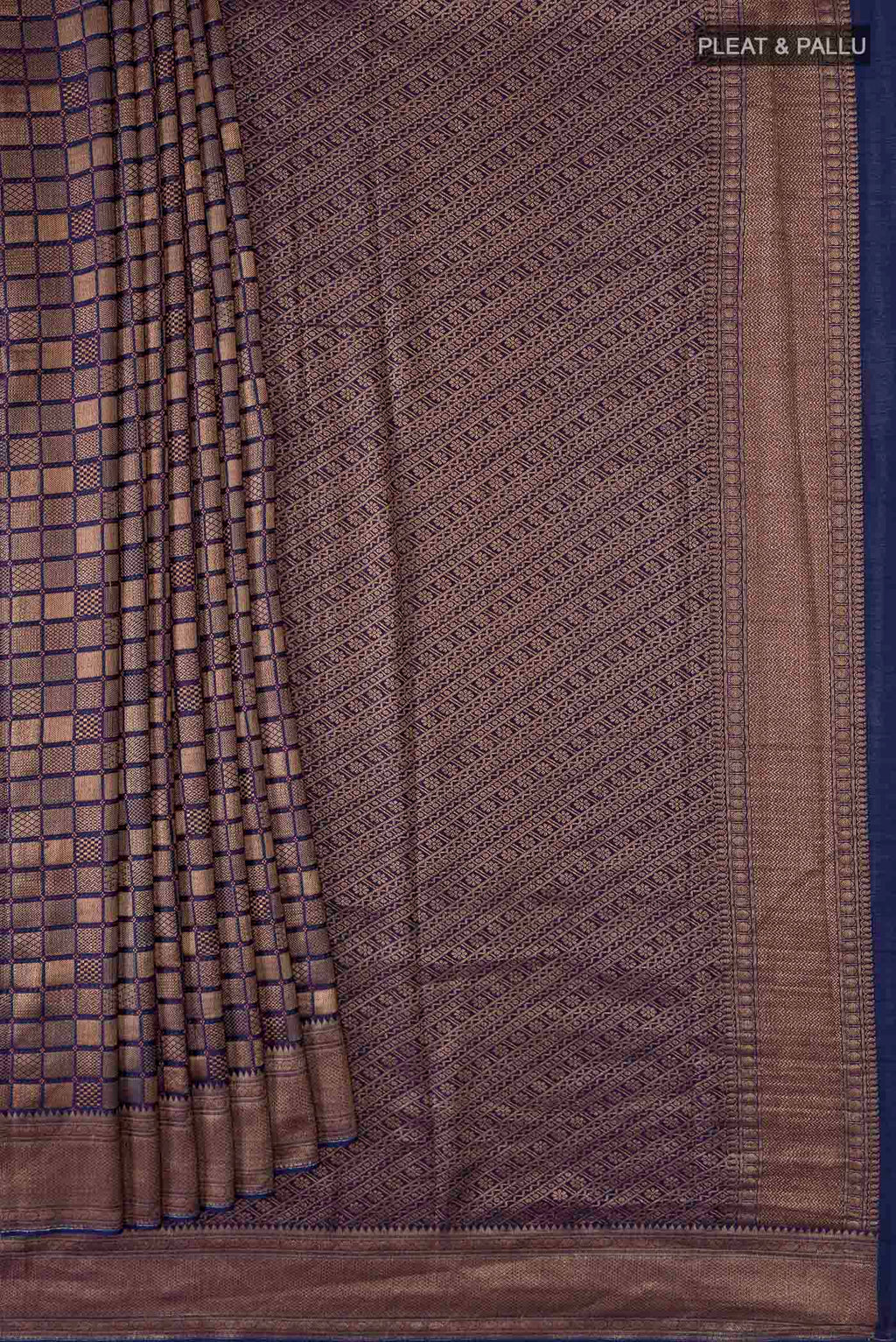 pleats pallu