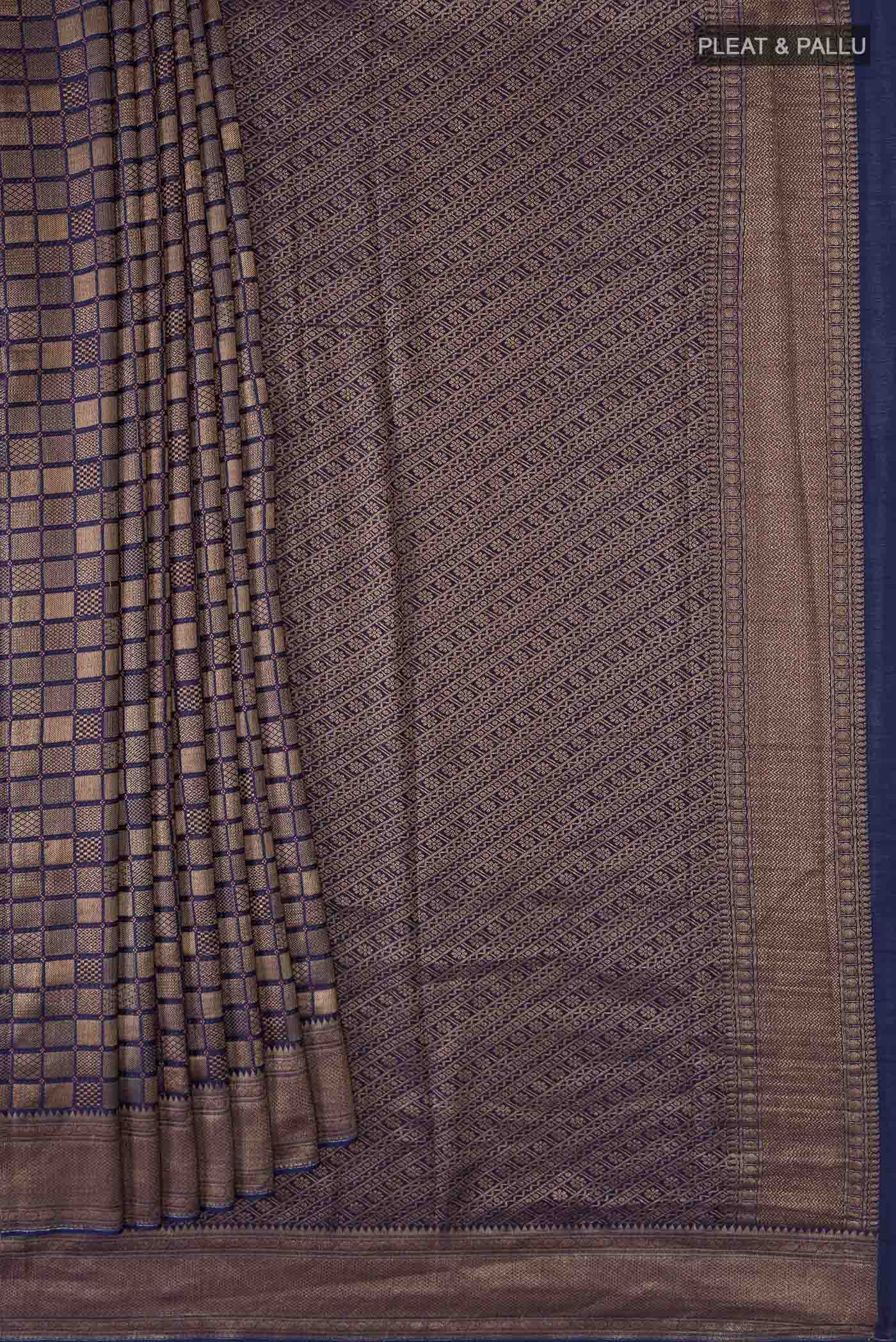 pleats pallu