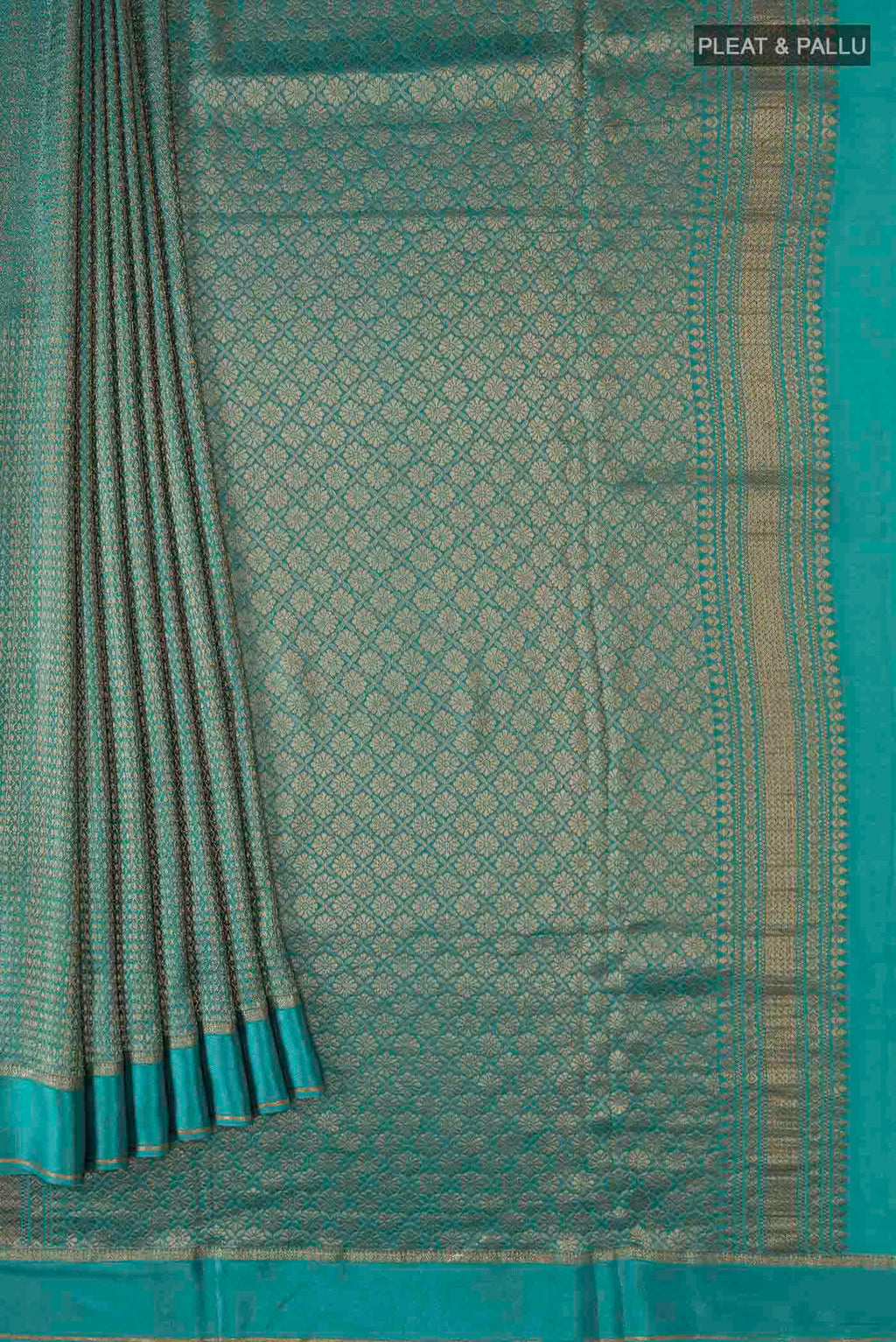 pleats pallu