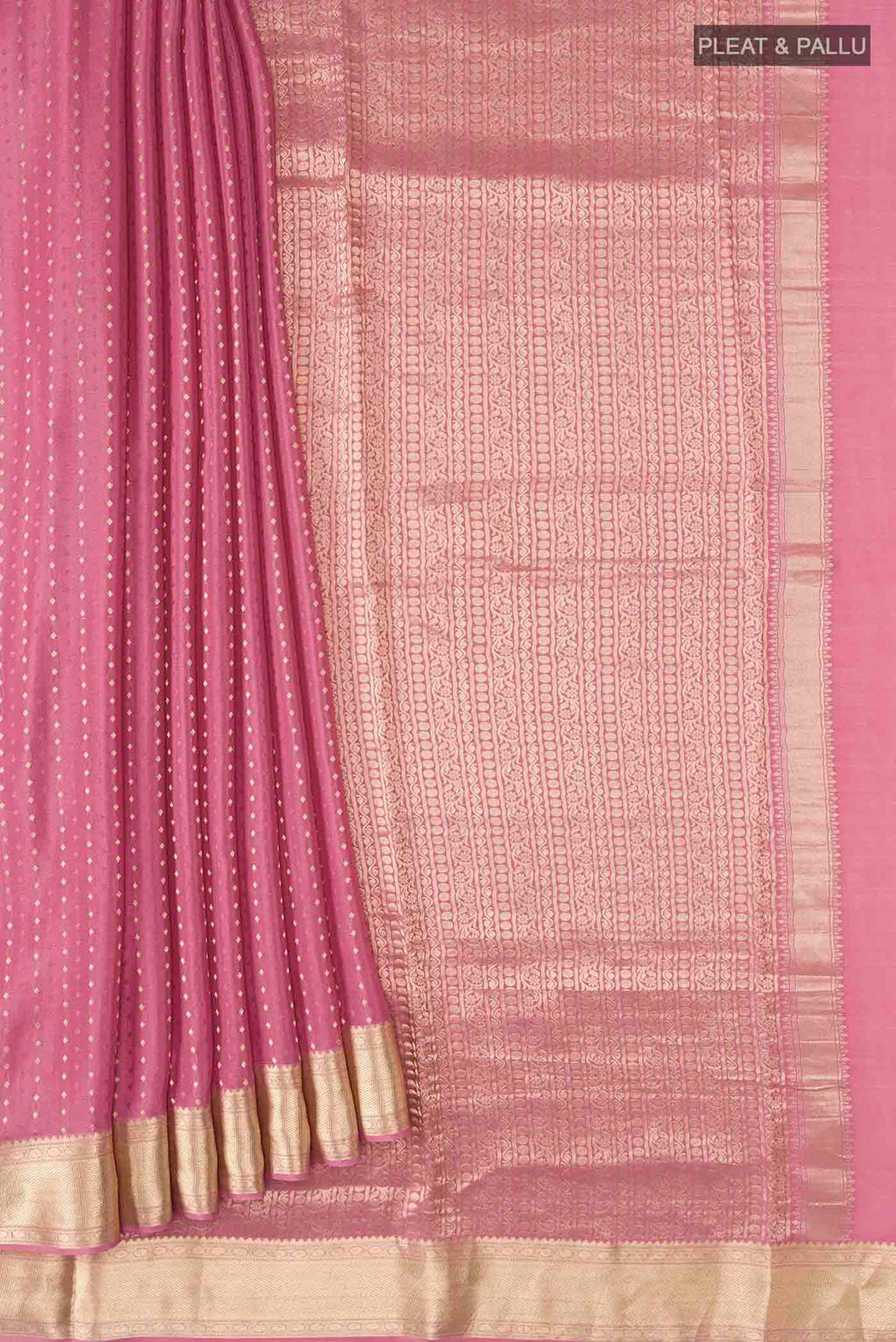 pleats pallu