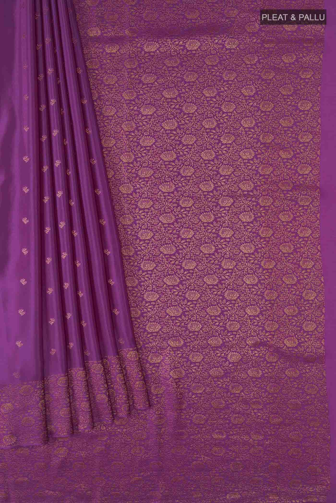 pleats pallu