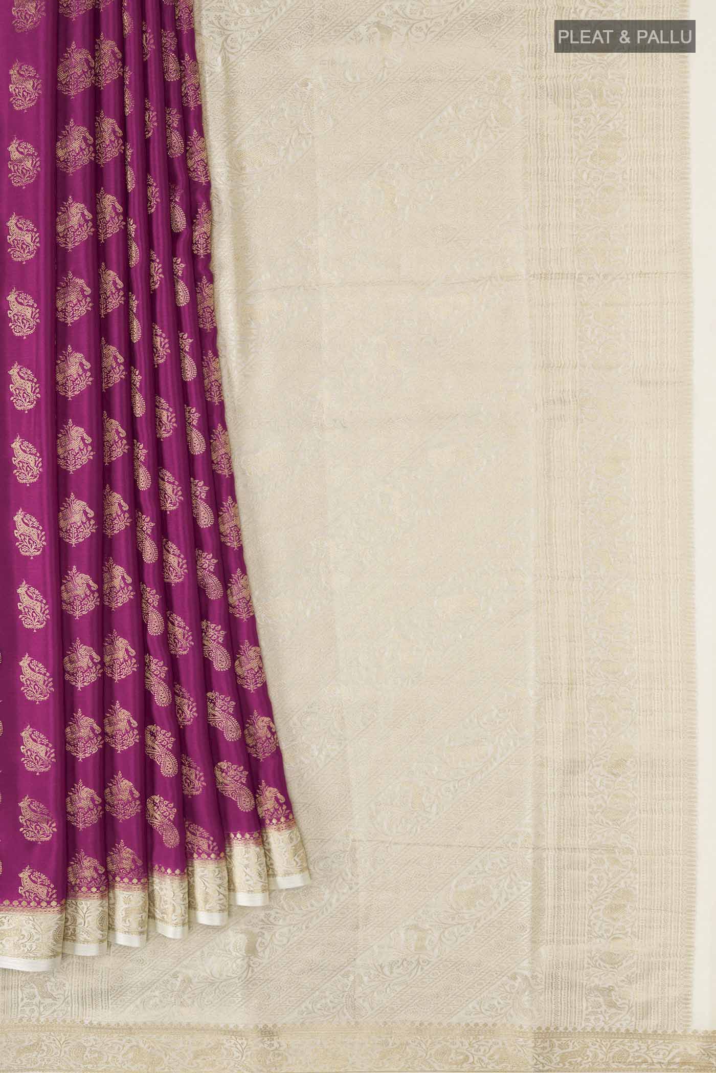 pleats pallu