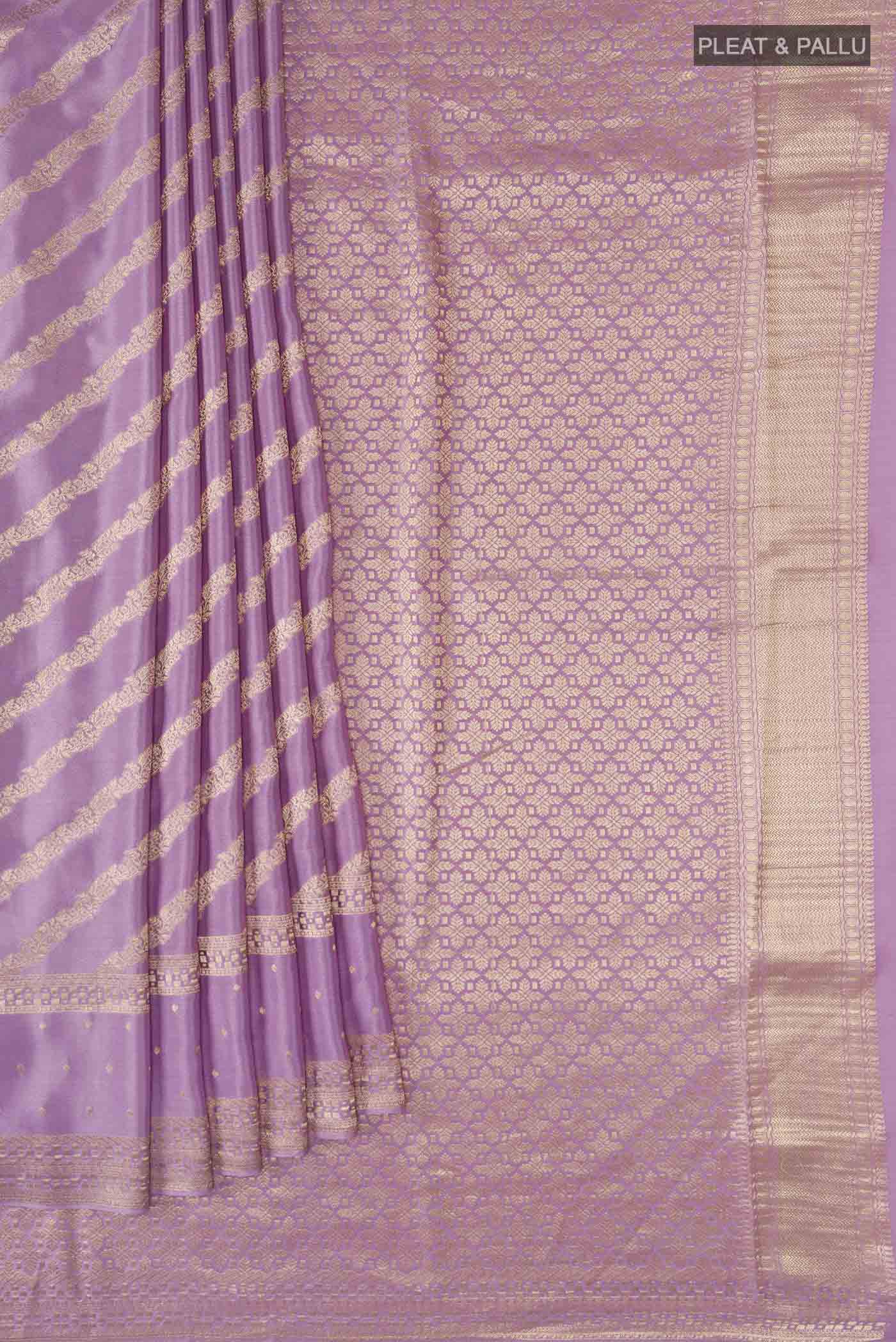 pleats pallu