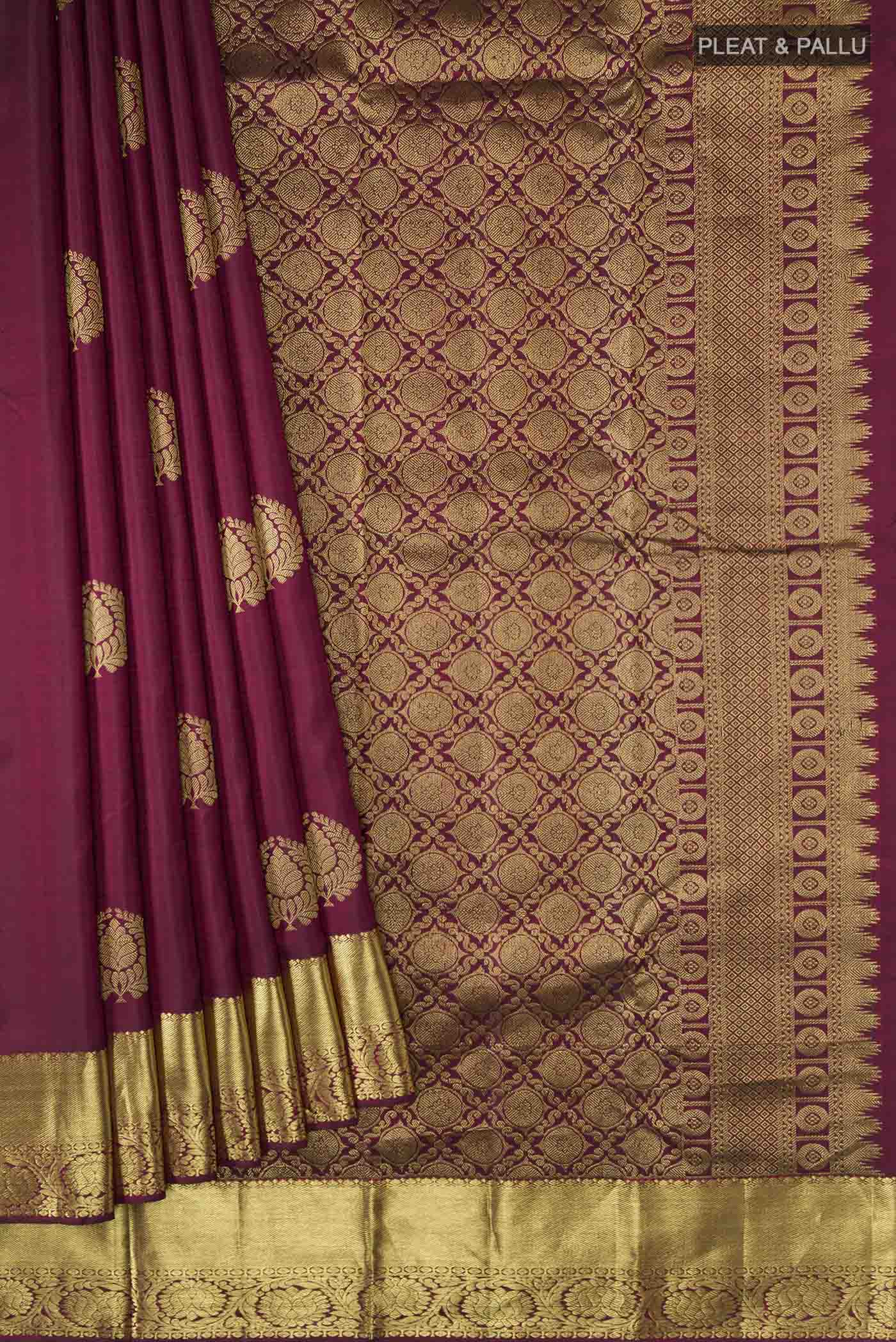 pleats pallu