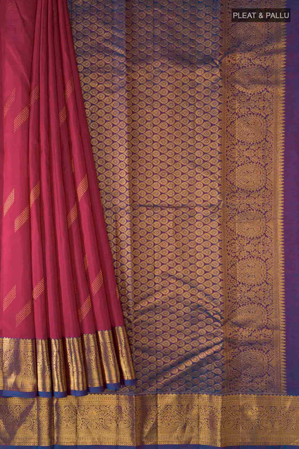 pleats pallu