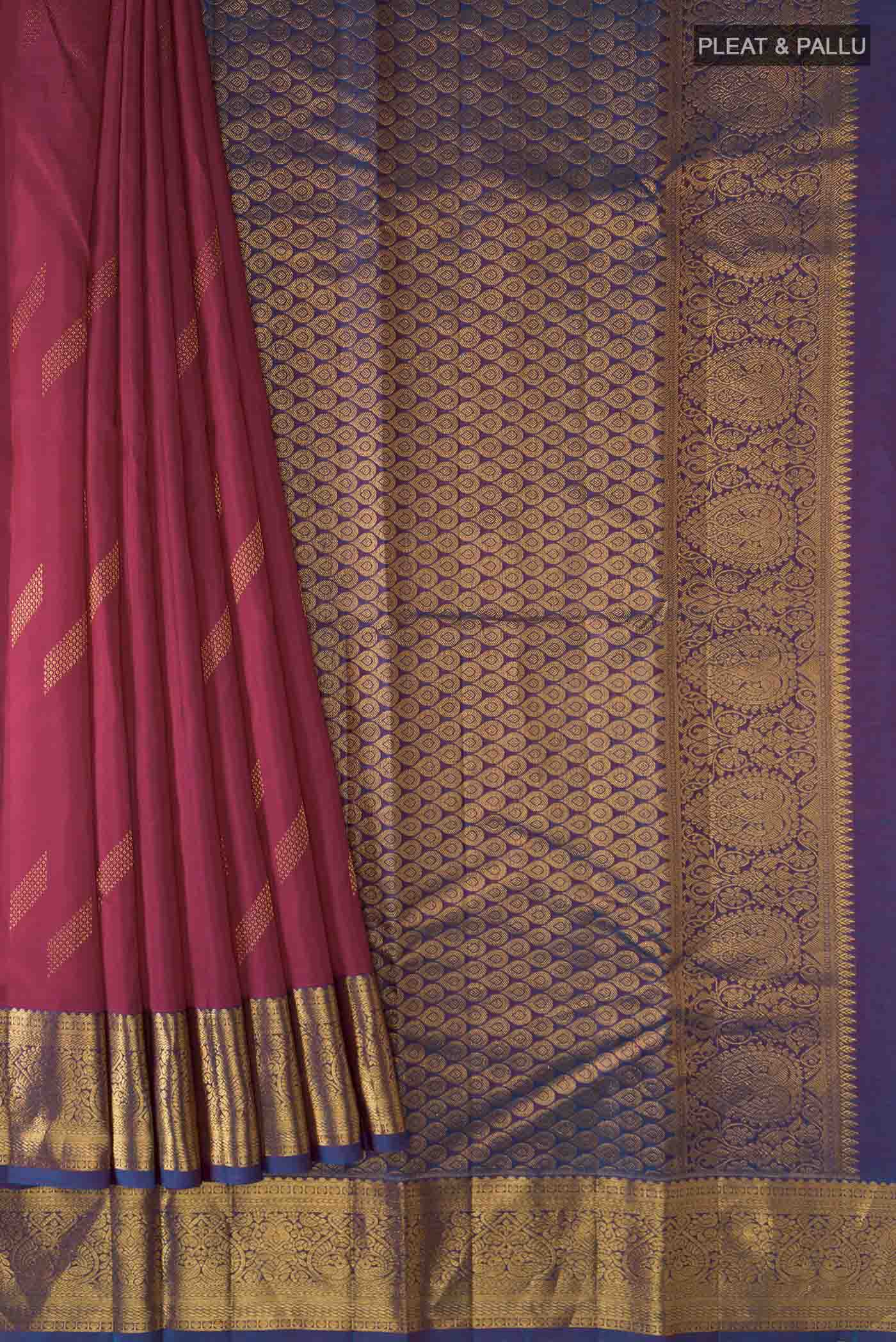 pleats pallu