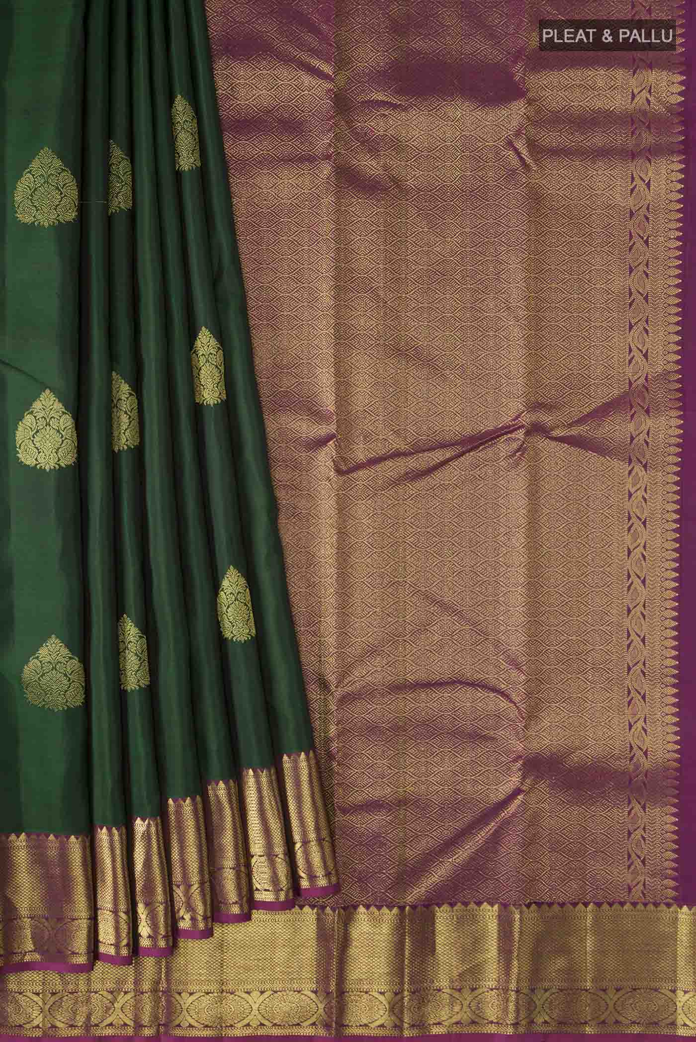 pleats pallu