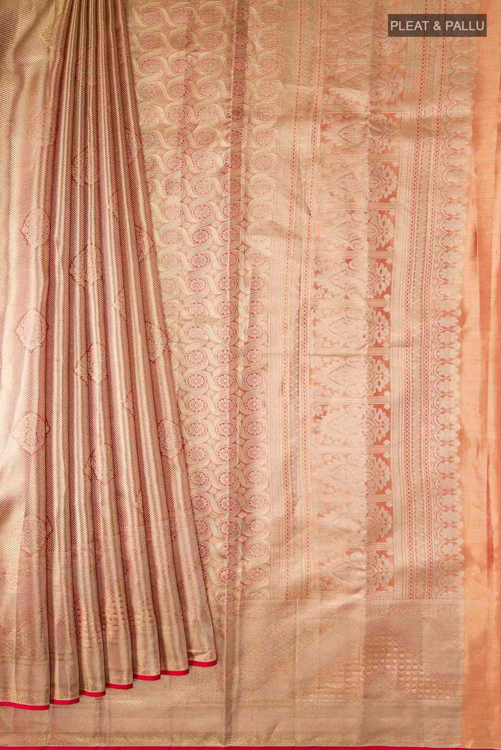 pleats pallu