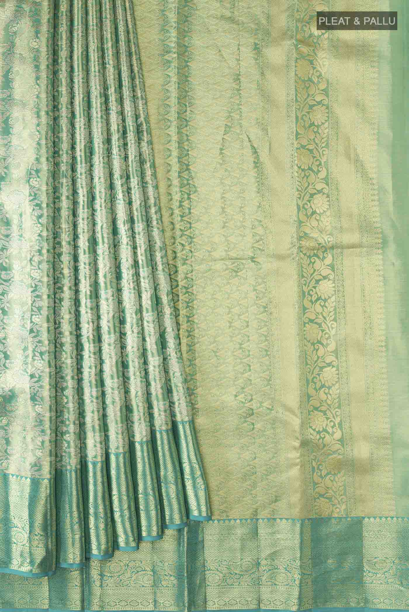 pleats pallu