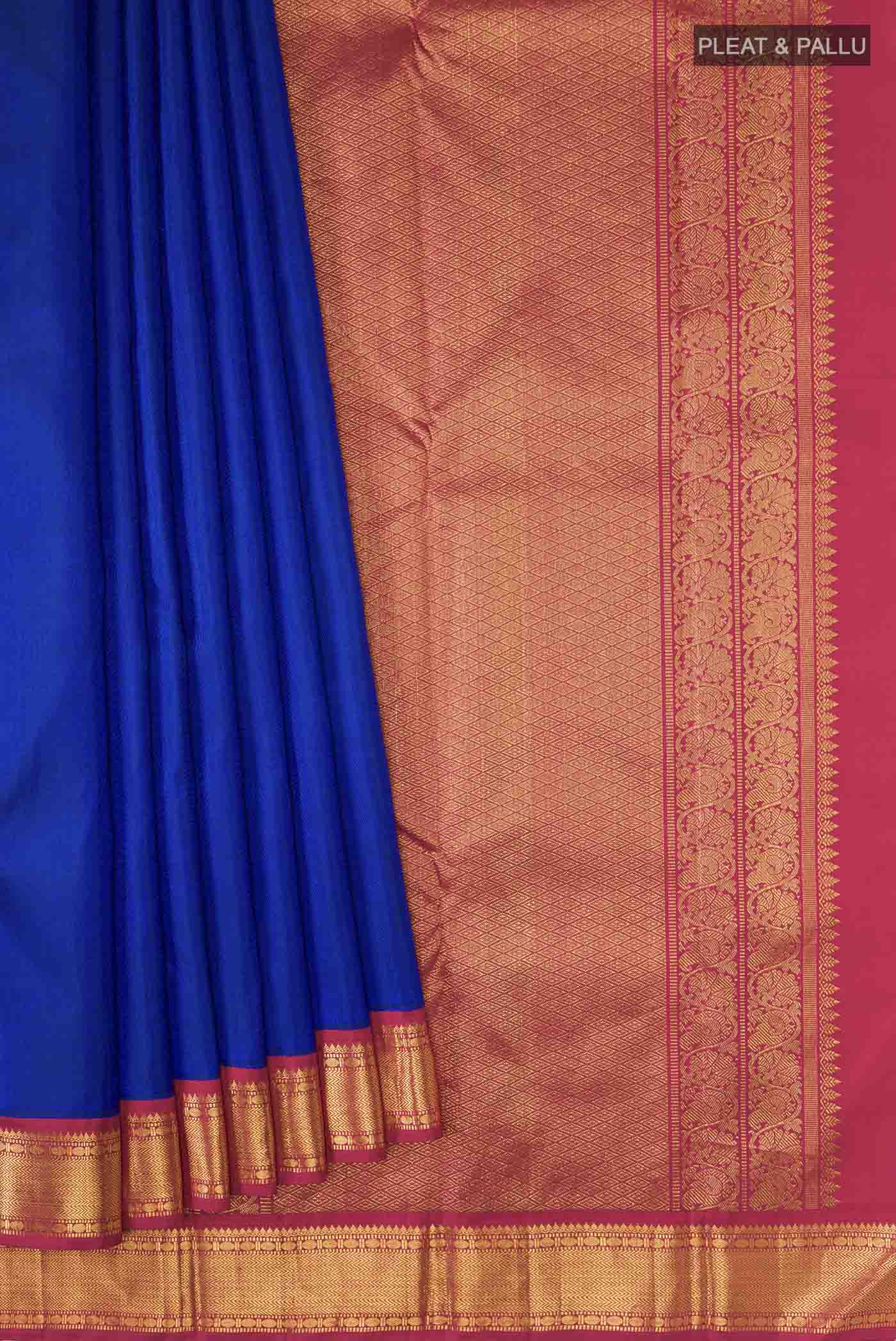 pleats pallu