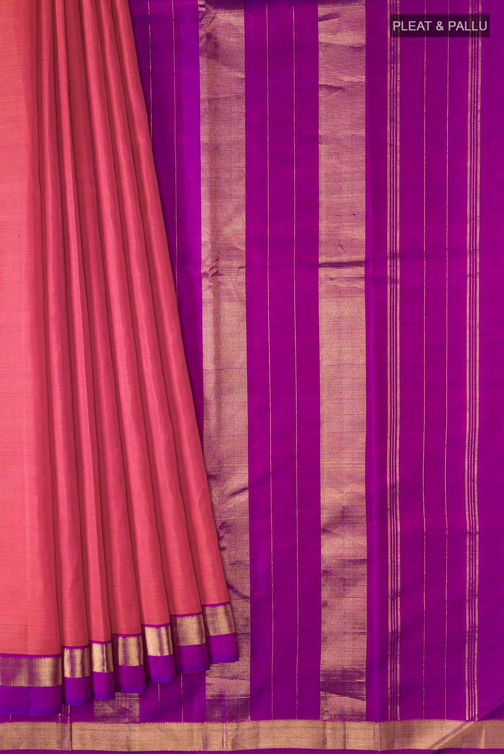 pleats pallu