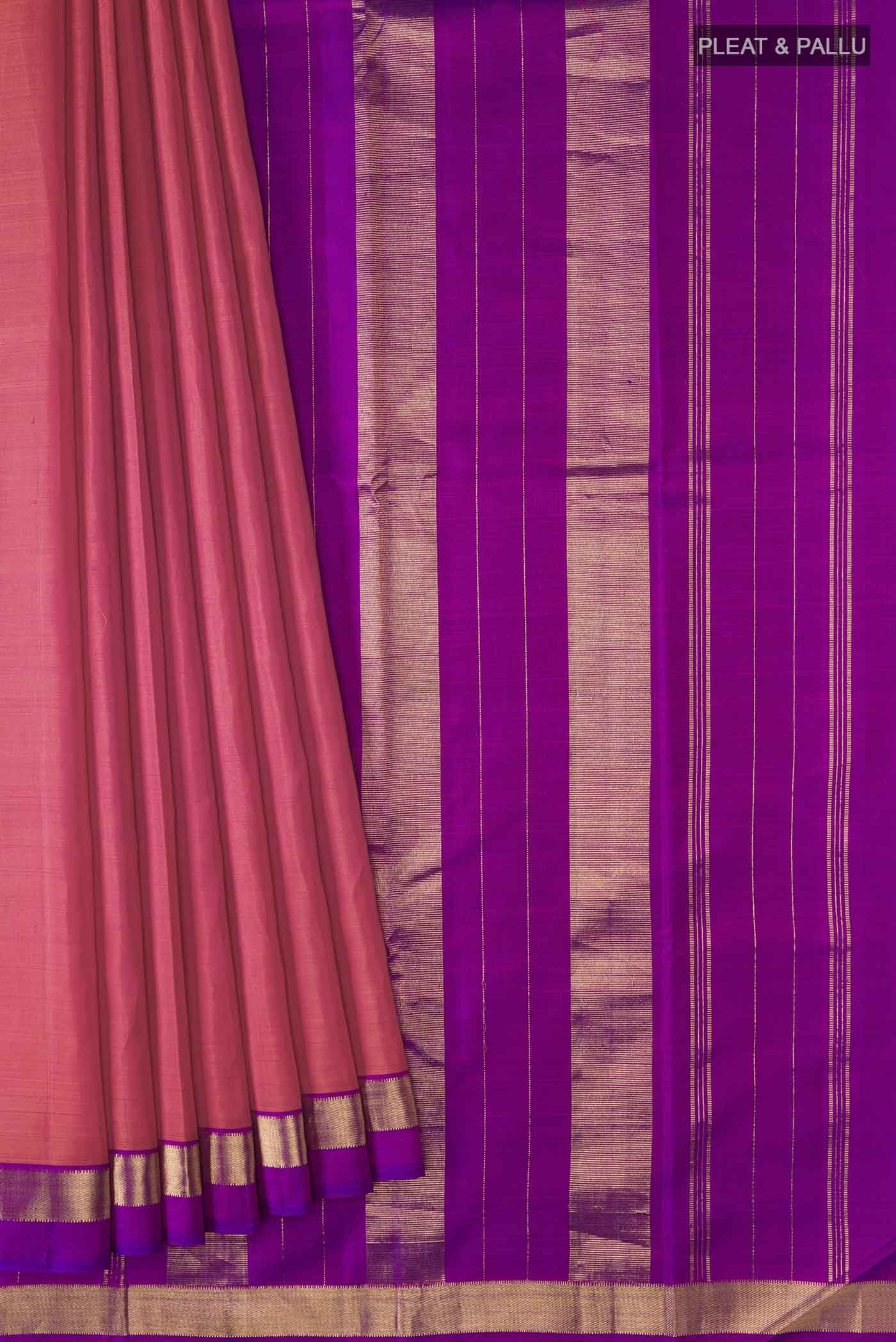 pleats pallu