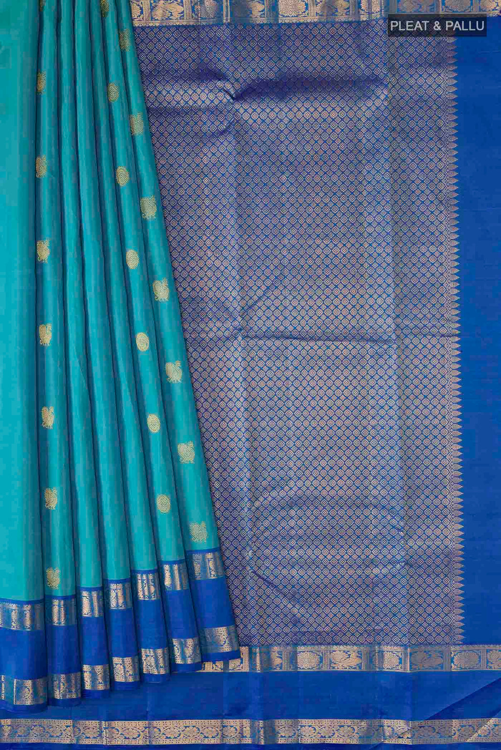 pleats pallu