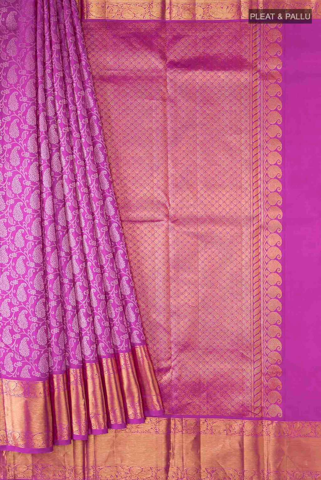 pleats pallu