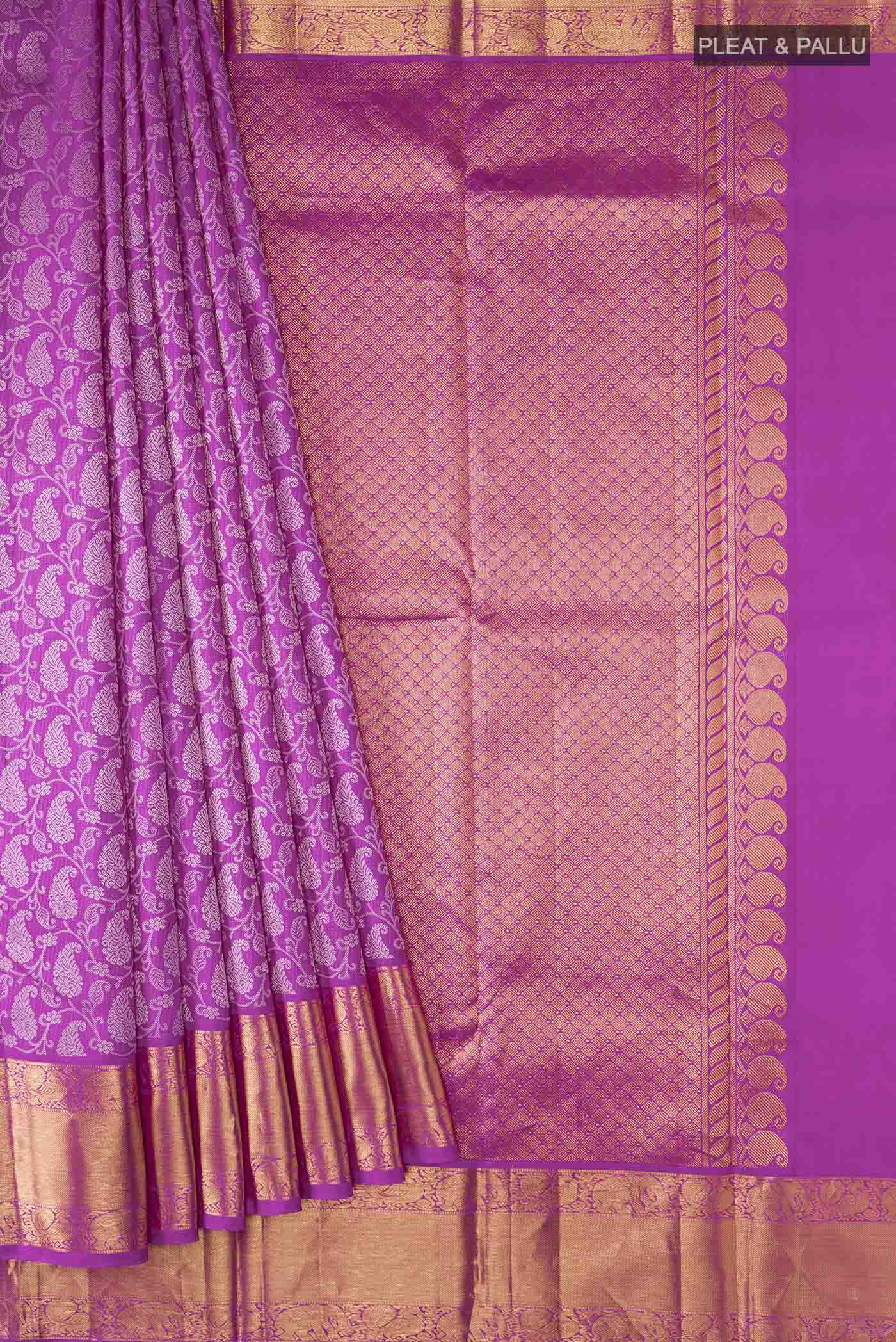pleats pallu