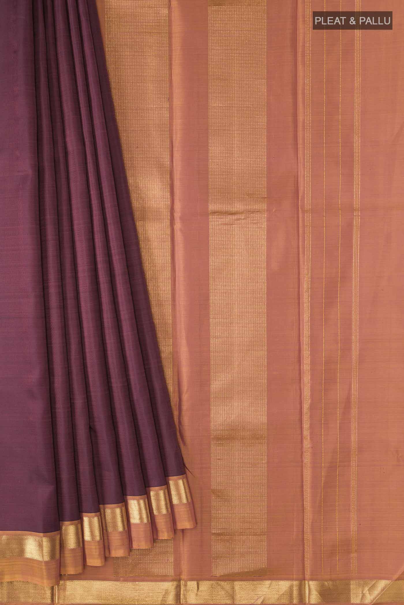 pleats pallu