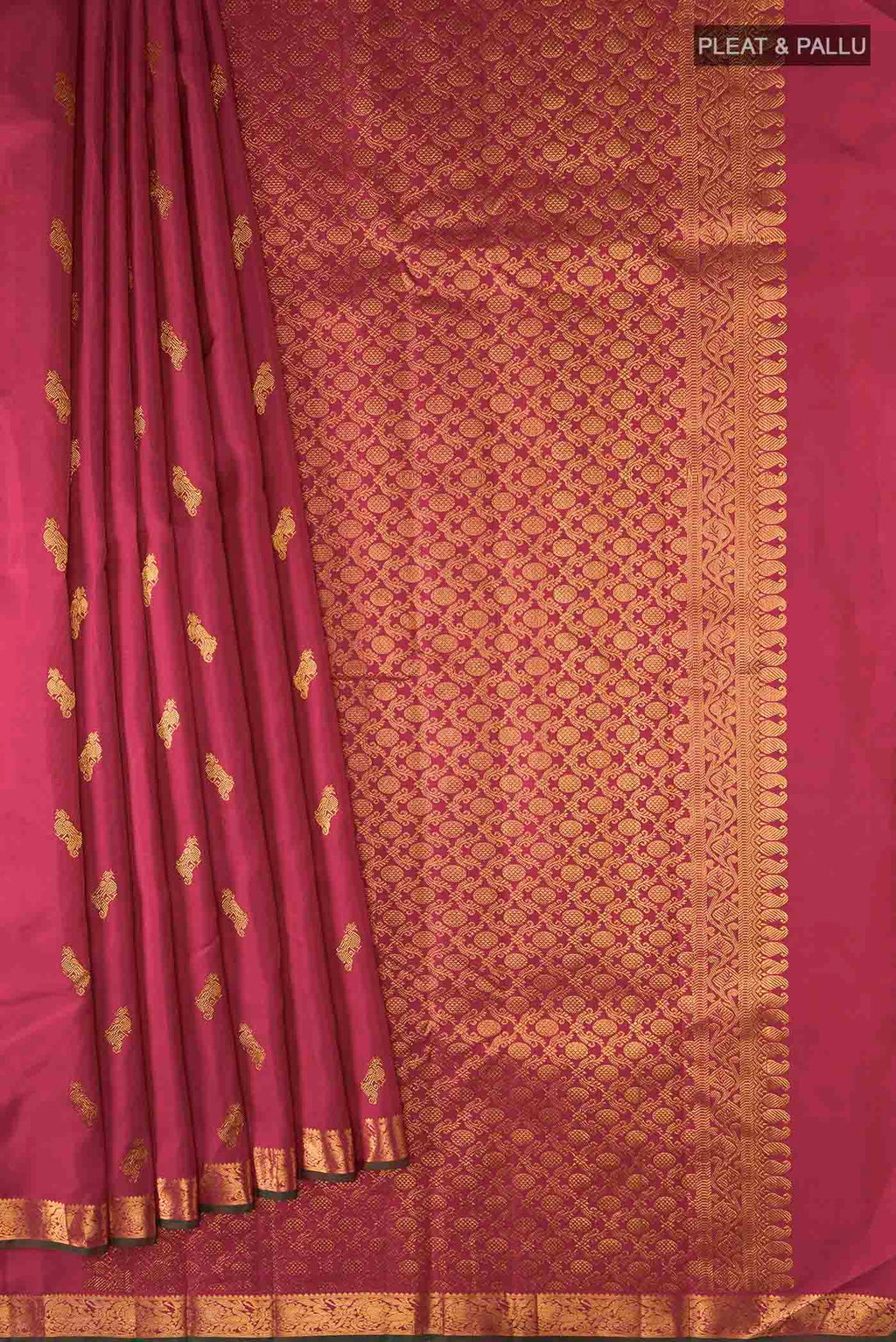 pleats pallu