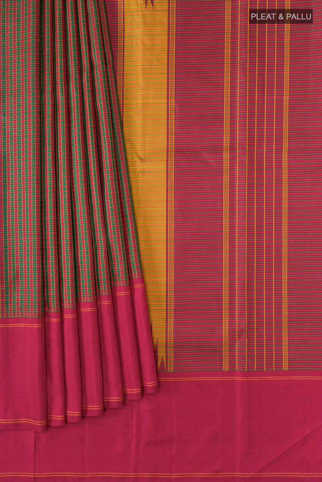 pleats pallu