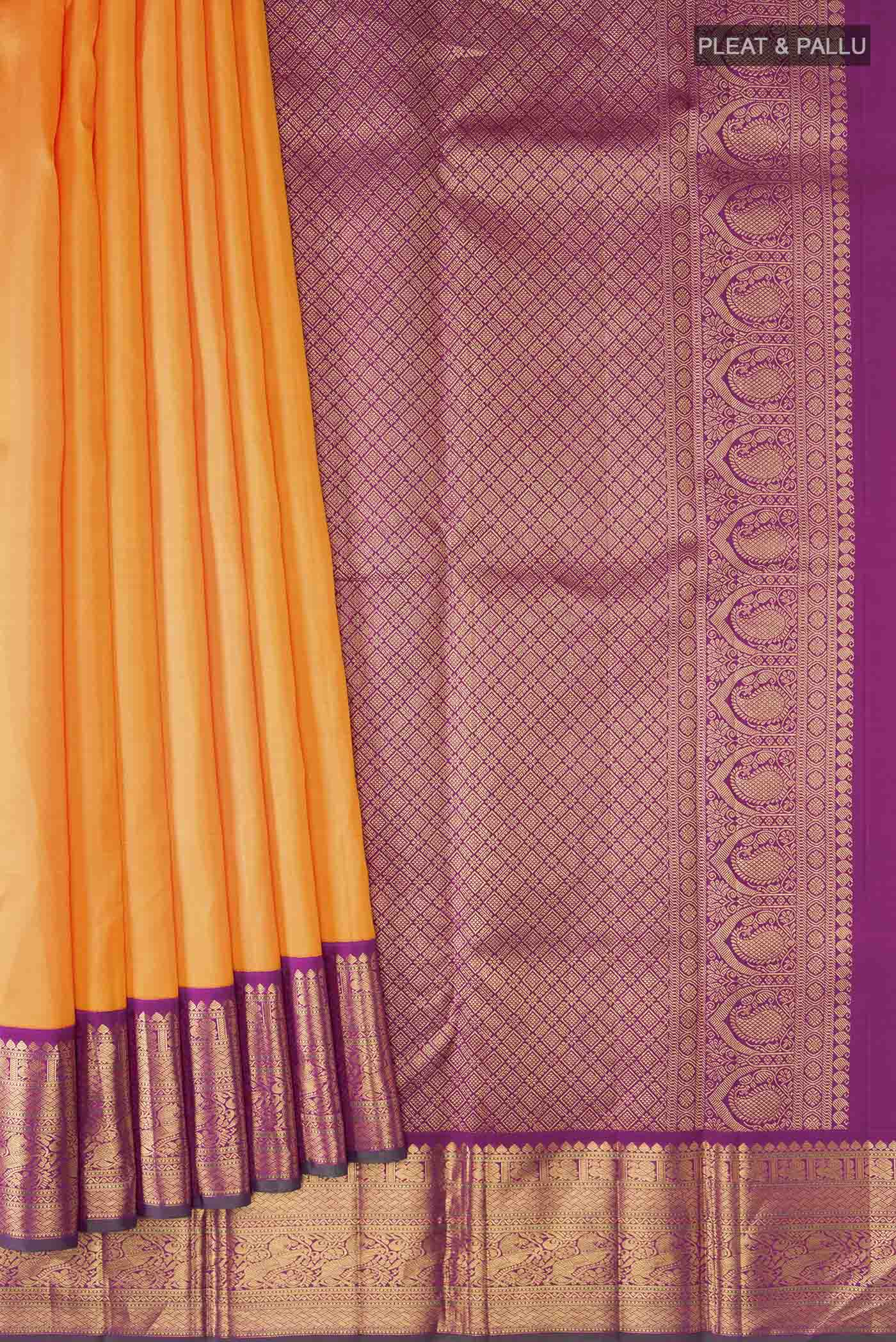 pleats pallu