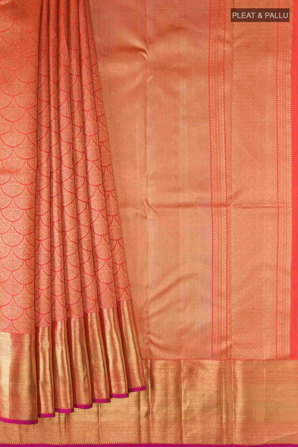 pleats pallu
