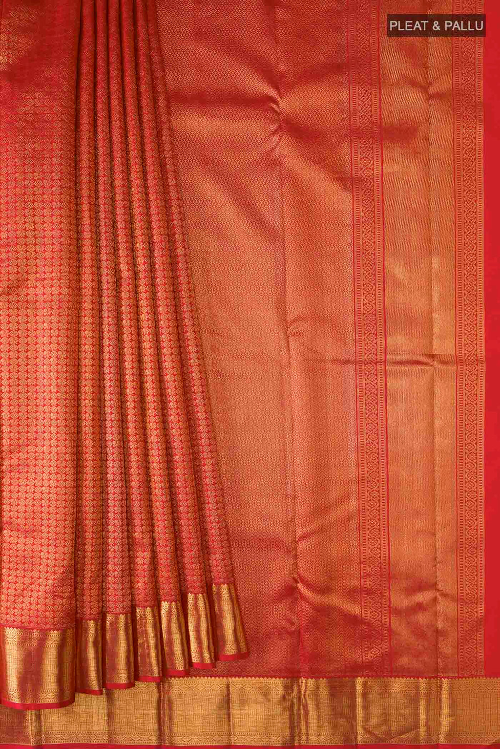 pleats pallu