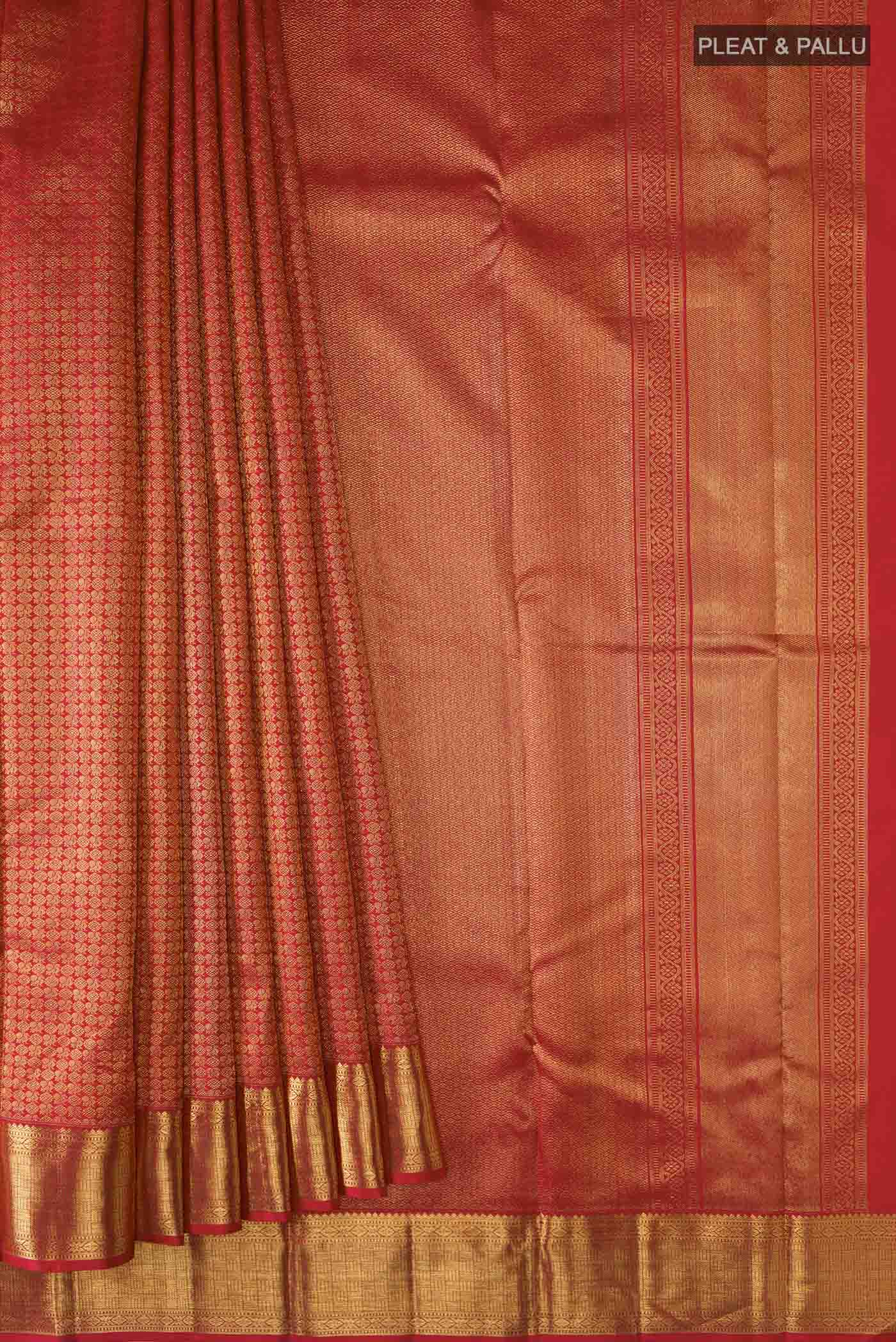 pleats pallu