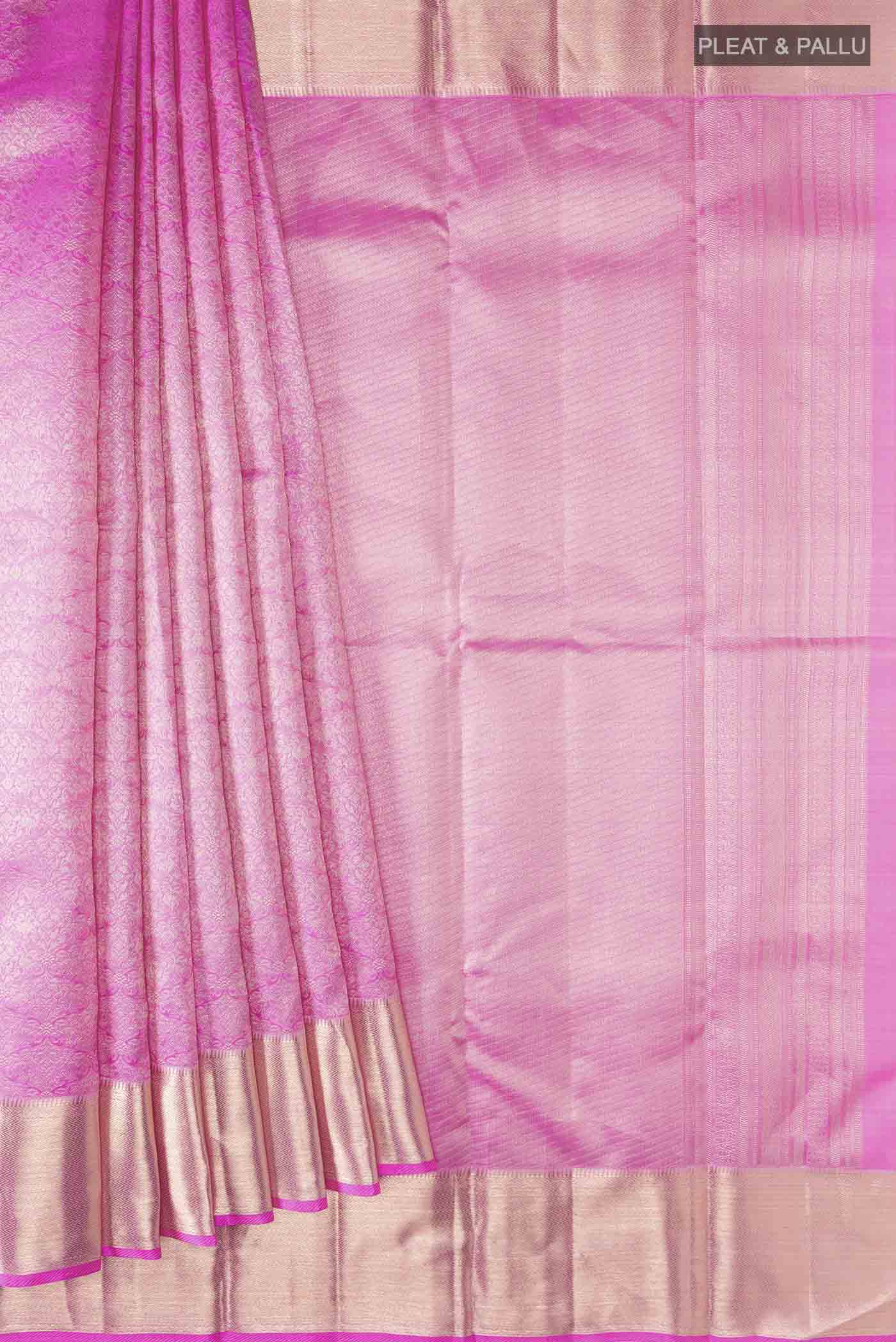 pleats pallu